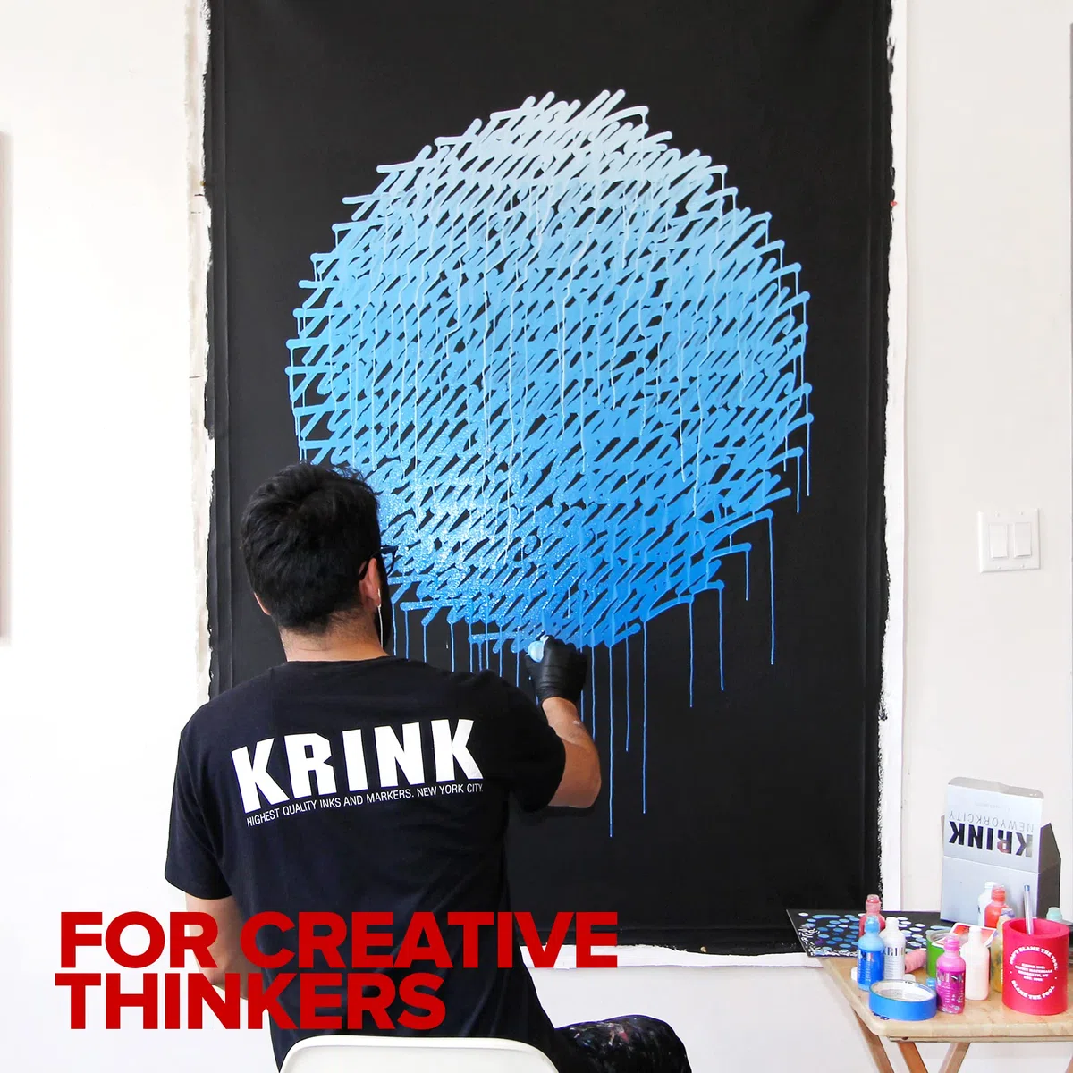 Krink K-60 Marcadores de pintura, juego de 3 metálicos (K60-3pkMetallic)