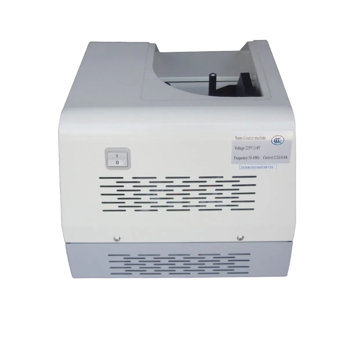 Caja registradora para pequeñas empresas, El mostrador de dinero agrupa múltiples monedas de moneda de conteo de dinero con Lcd Mostrar contador de billetes de dinero de la factura del vacío para supe