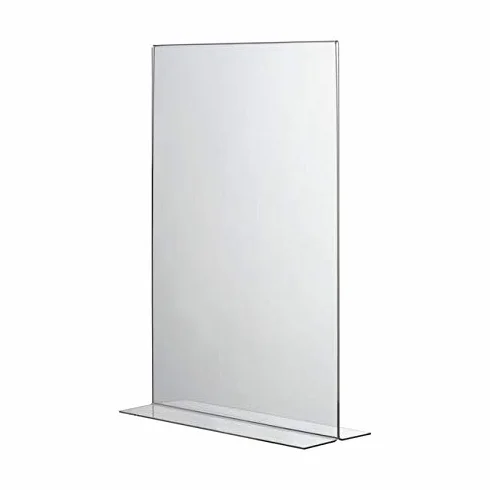 Expositor Metacrilato Transparente A3 de Sobremesa PET Vertical Soporte para Menus Restaurante Porta Cartas