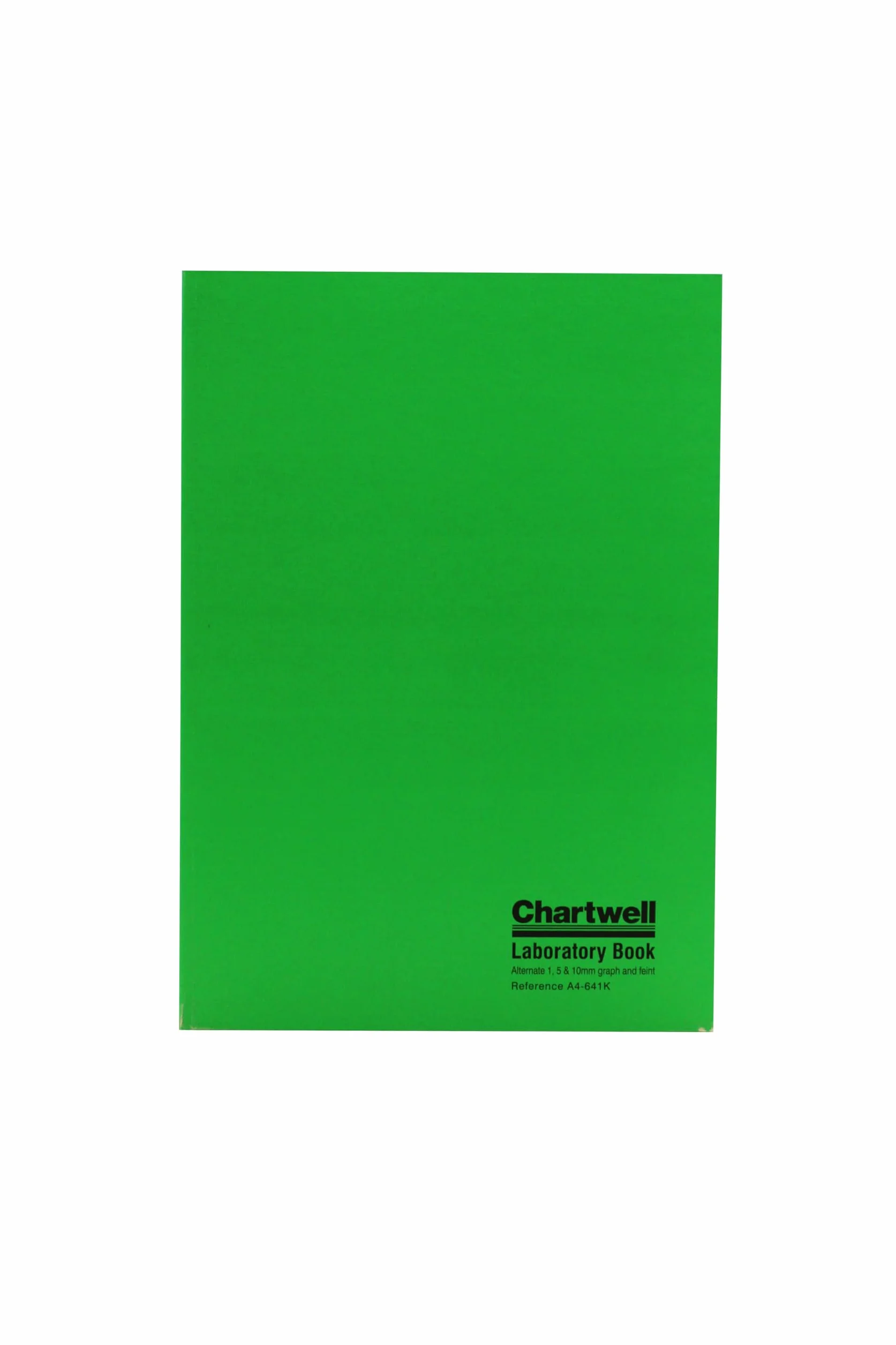 Chartwell Cahier de laboratoire rigide Couverture verte Format A4