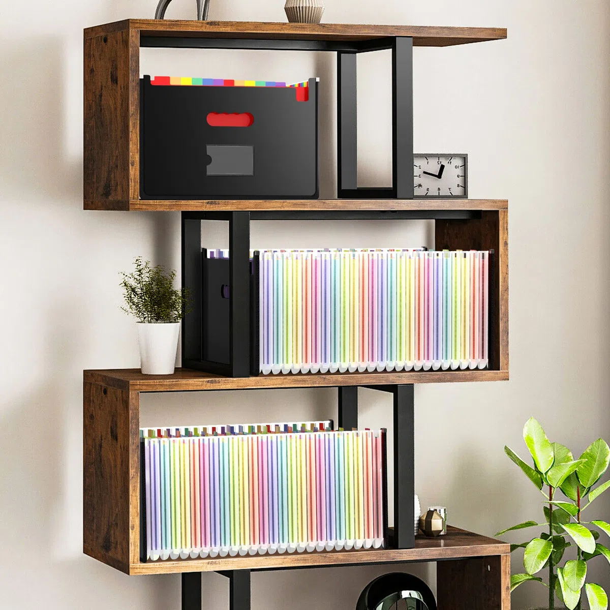 Organizador de archivos de acordeón ultra grande con pestañas y calcomanías, tamaño legal/carta/papel A4, 24 bolsillos, carpeta expandible, organizador de documentos importante, almacenamiento de