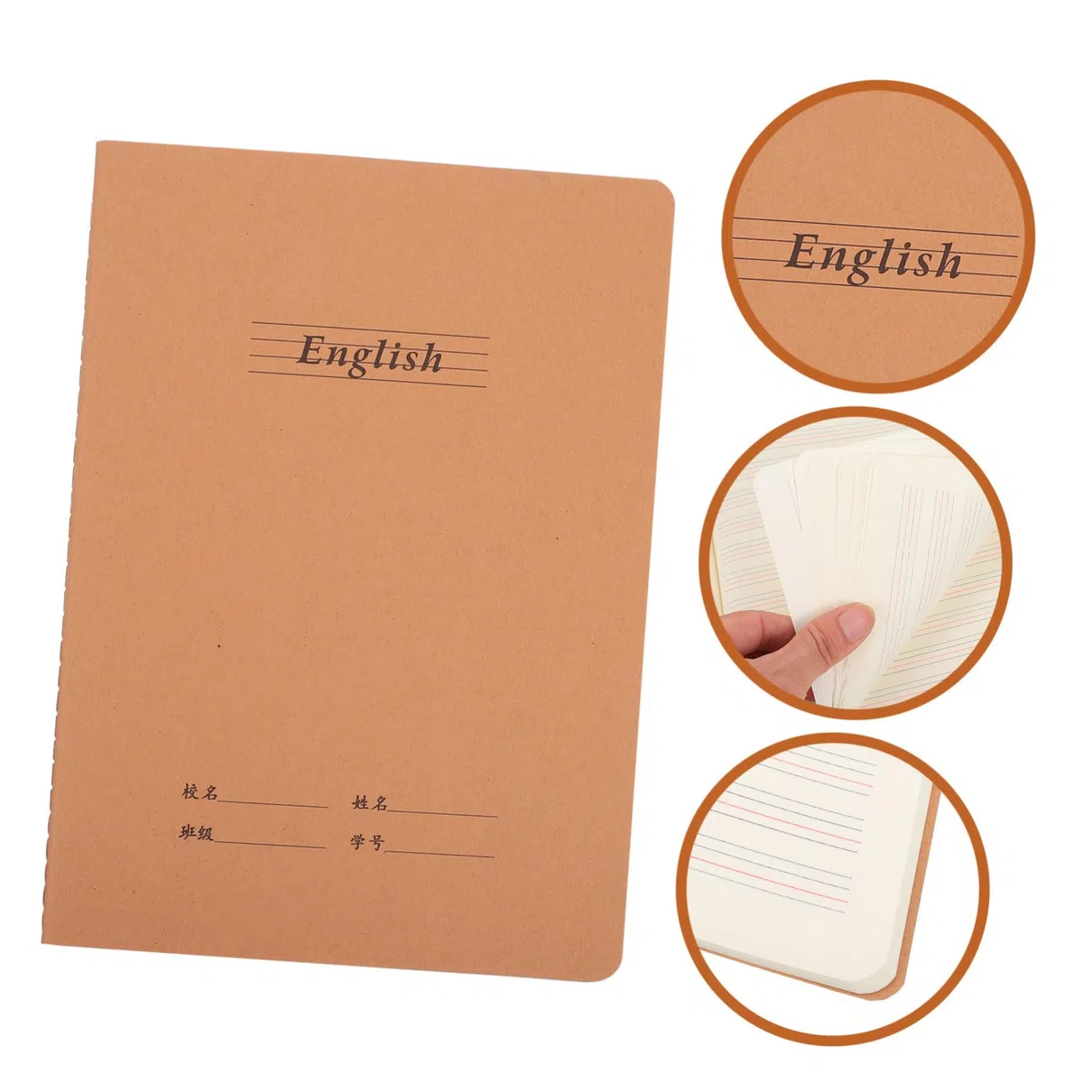 HOMSFOU Cuaderno de Ejercicios para Estudiantes 10 Piezas de Papel | Papelería para Estudiantes, Útiles Escolares, Libros para Tomar Notas, Decoracion Colegio