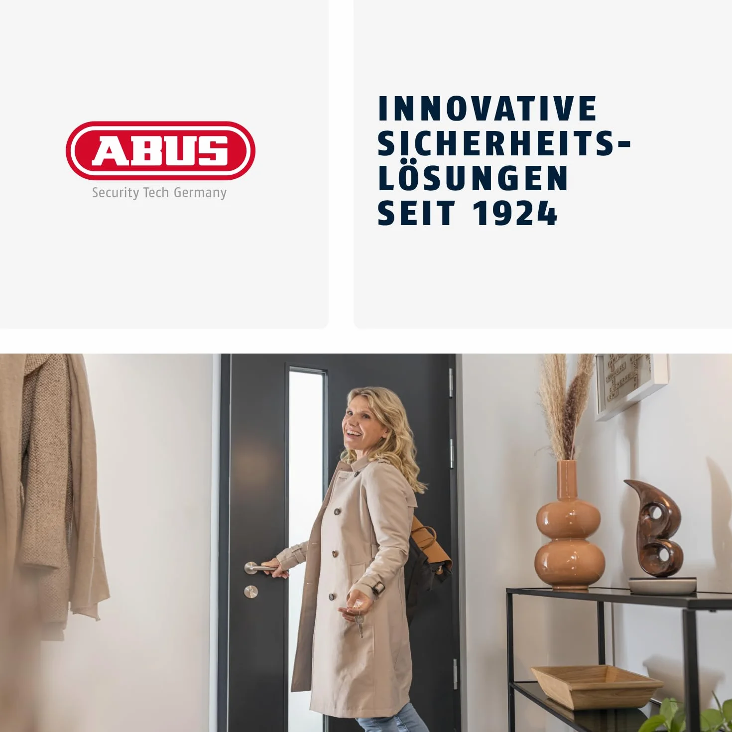 ABUS KeyGarage™ 797 LED - caja portallaves con arco de sujeción - con ruedas numéricas iluminadas - para llaves u objetos de valor pequeños - negro y plateado