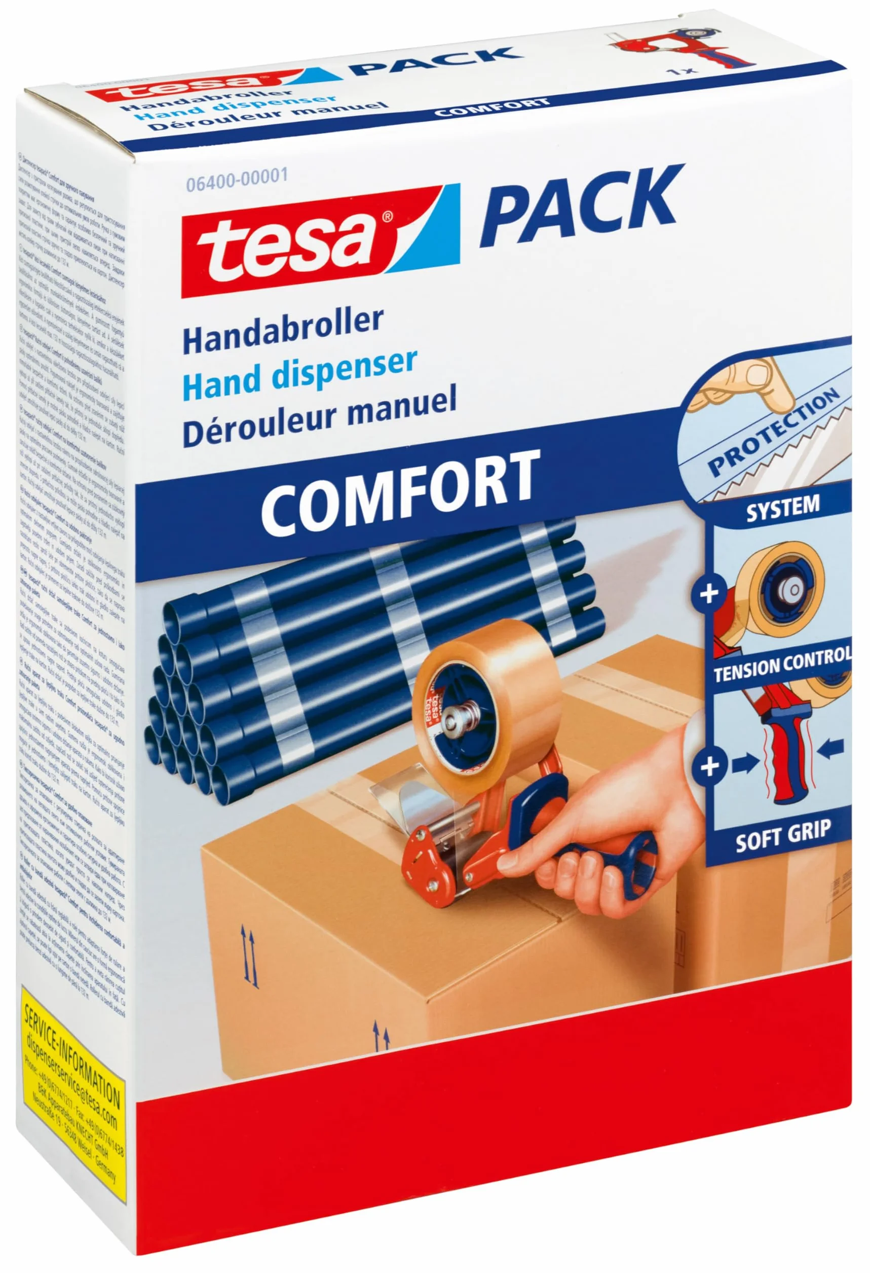 tesa Dispensador Manual Economy para Cintas de Embalaje 50 mm
