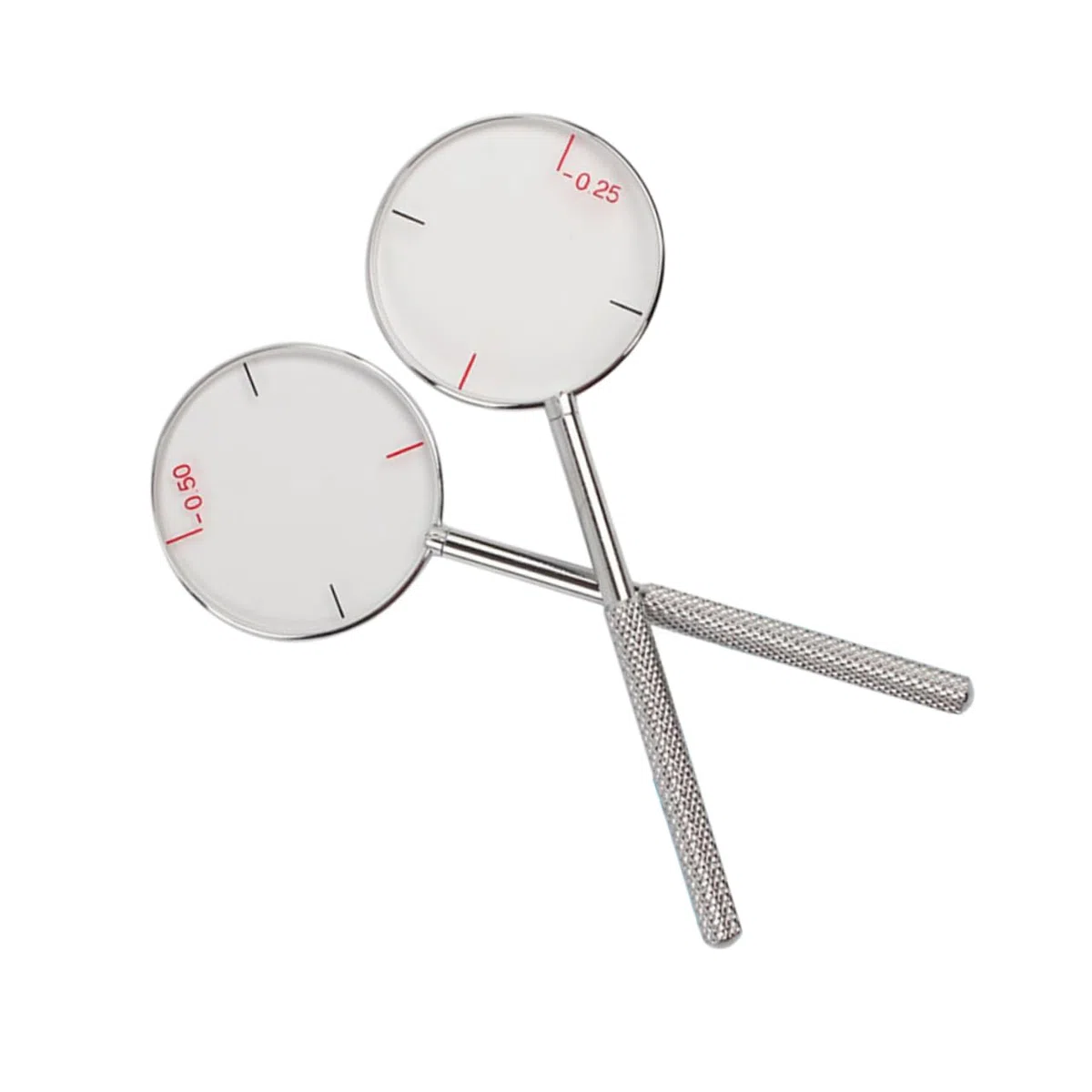 ULTECHNOVO 6 Uds Lente De Cilindro Herramienta Kit Óptico 25 Lente Óptica Cilindro Lente De Cilindro Equipo De Optometría Caso Cilindros Cruzados Gafas Kit De Lentes De