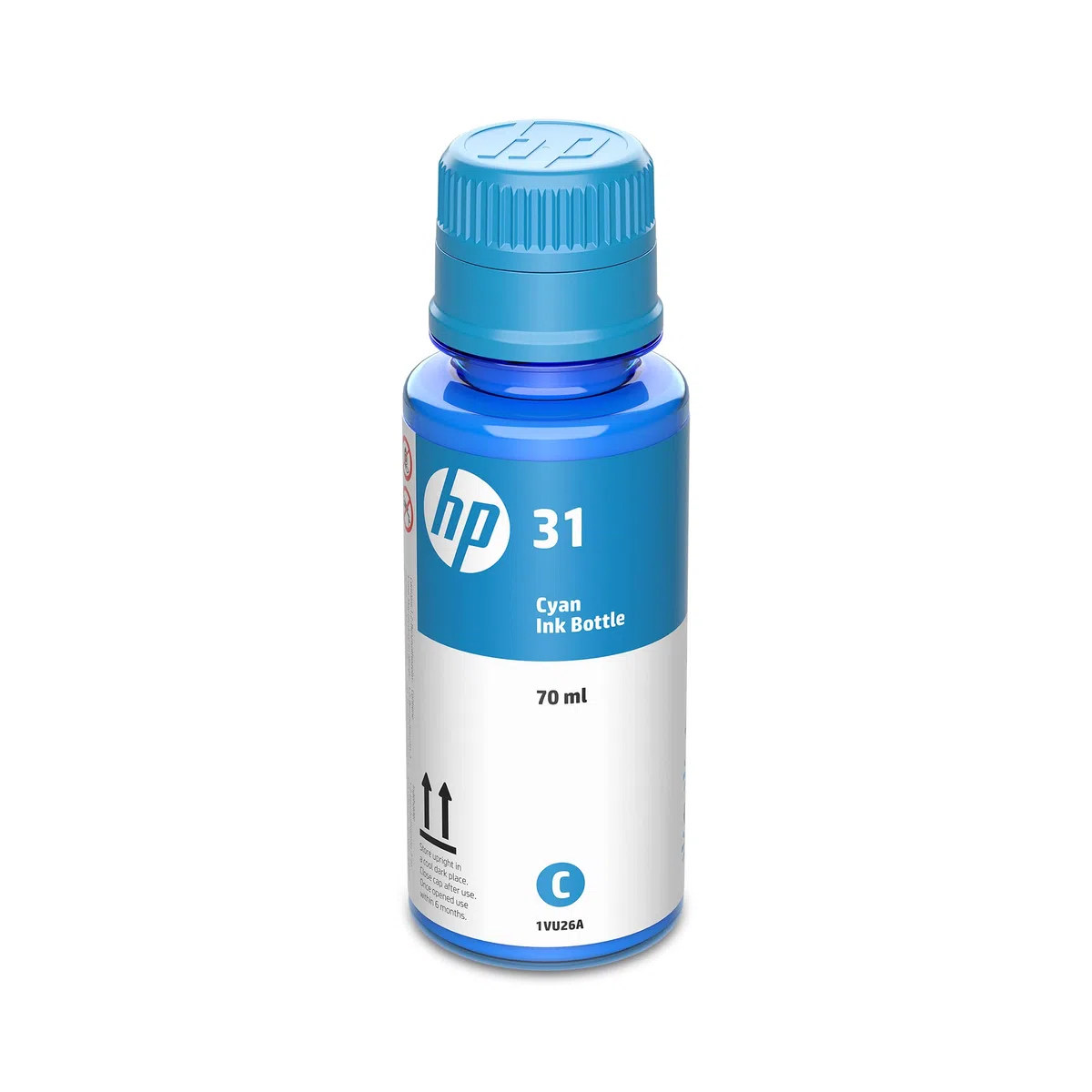 HP 31 botellas de tinta cian, 70 ml (1VU26AN)