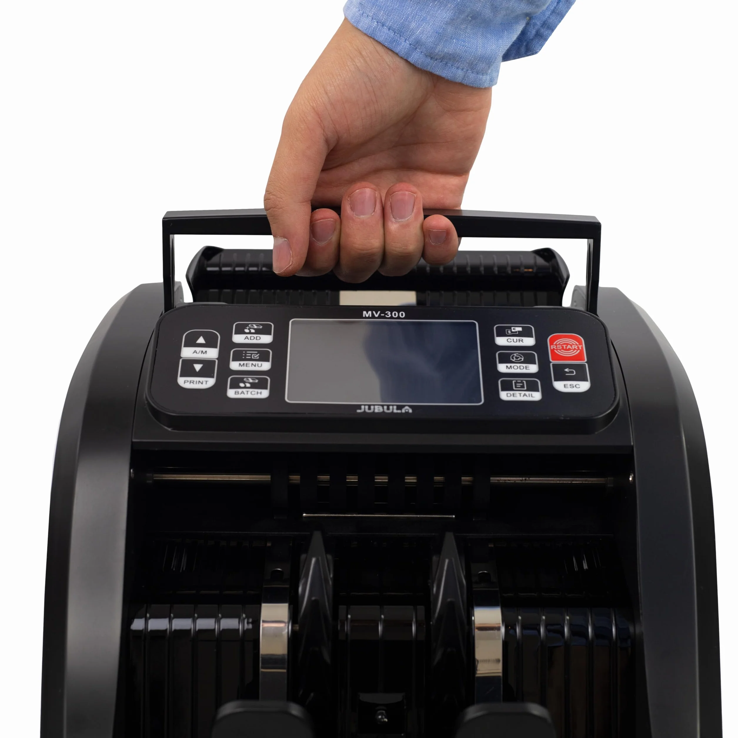MV-300 Contador de Billetes Mixtos con 8 Veces Reconocimiento de Falsos EUR USD GBP