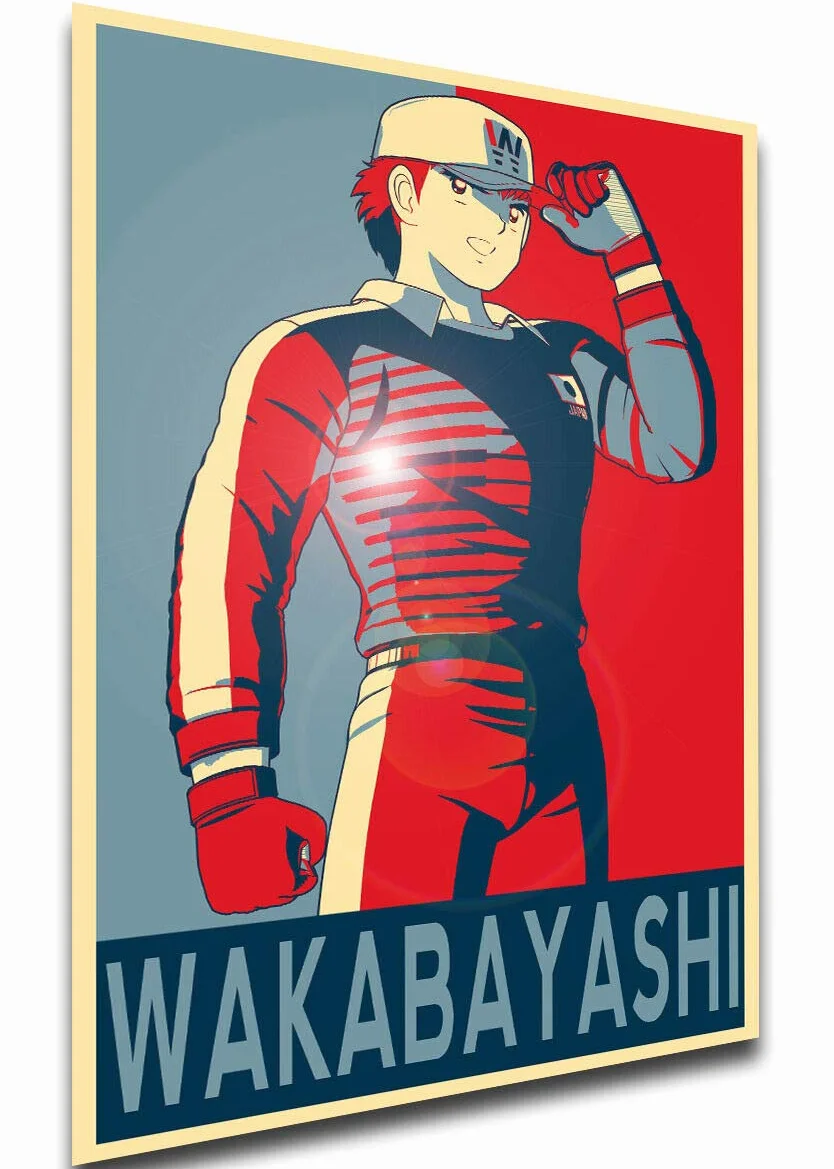 Poster Propaganda - Captain Tsubasa - Holly & Benji - Genzo Wakabayashi A3 42x30cm