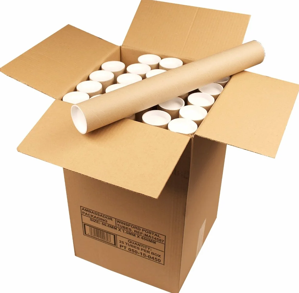 POSTAL TUBE Marrón 450MM PK25 PT-050-15-0450