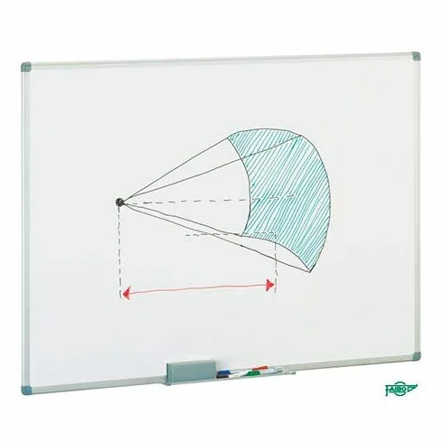 Pizarra melaminada blanca 122x200 cm