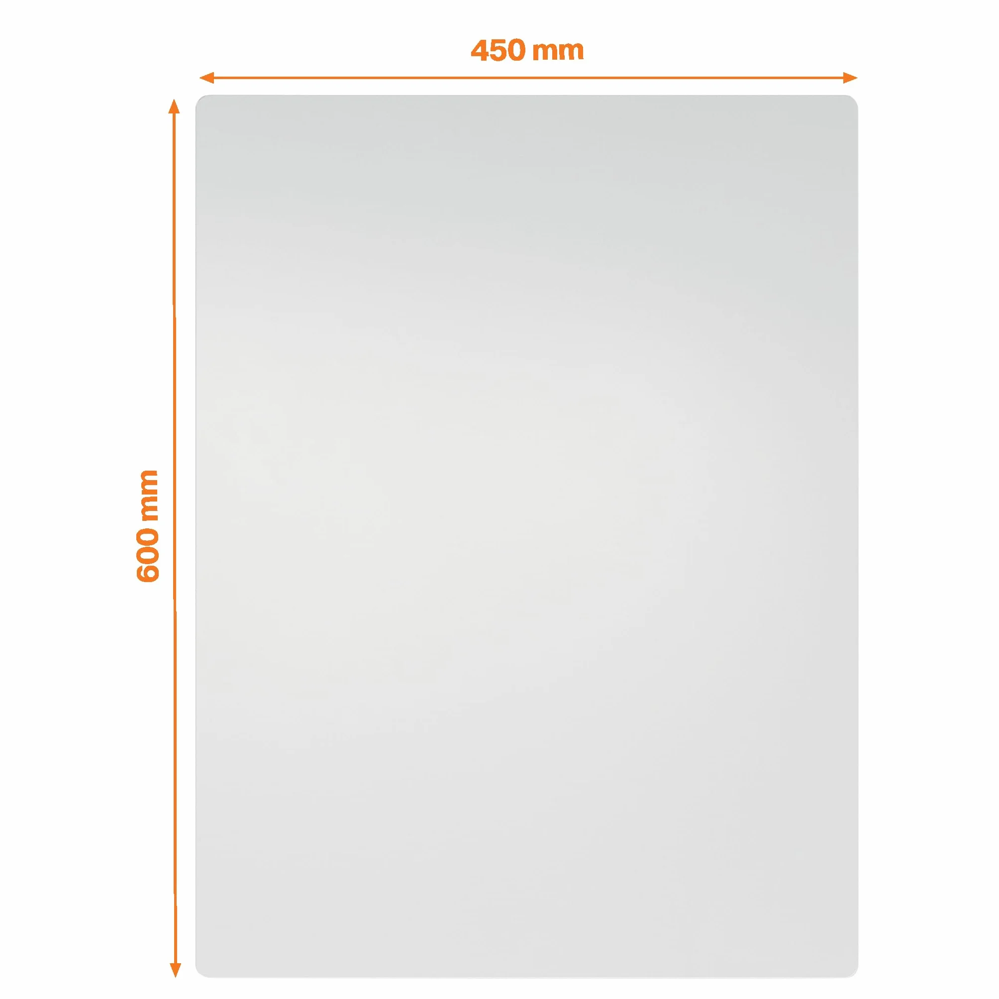 Nobo Pizarra Blanca Magnética Sin Marco, Pizarra Modular, 600 x 450mm, Pizarra Blanca Modular, 60 x 45cm, Blanca, 1915656