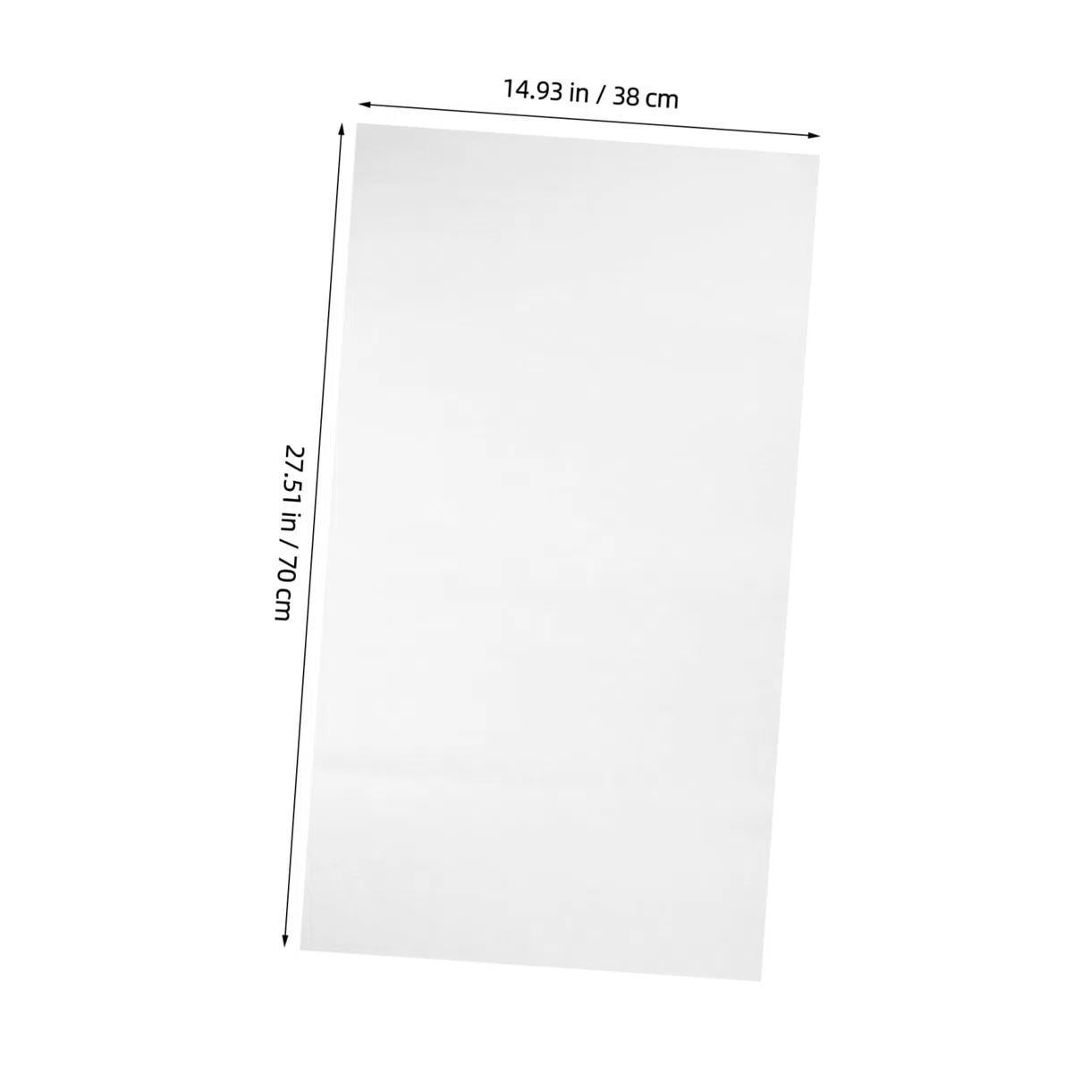Papel de Embalaje para Mudanzas 100 Hojas de Papel Color Blanco | 70 X 38cm, para Rellenar Cajas, Artículos Frágiles y Materiales de Embalaje