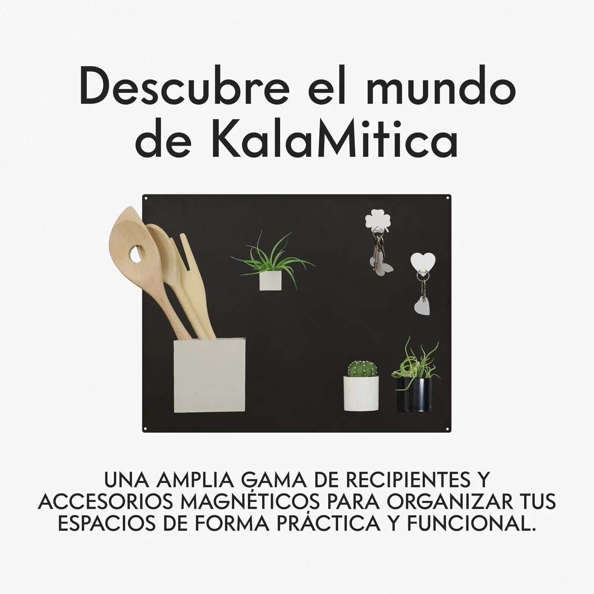 KalaMitica, Pizarra Magnética Blanca de Pared para Oficina, Escribible y Borrable, Tablero Imantado para Imanes, Blanco Brillante, 74x57 cm