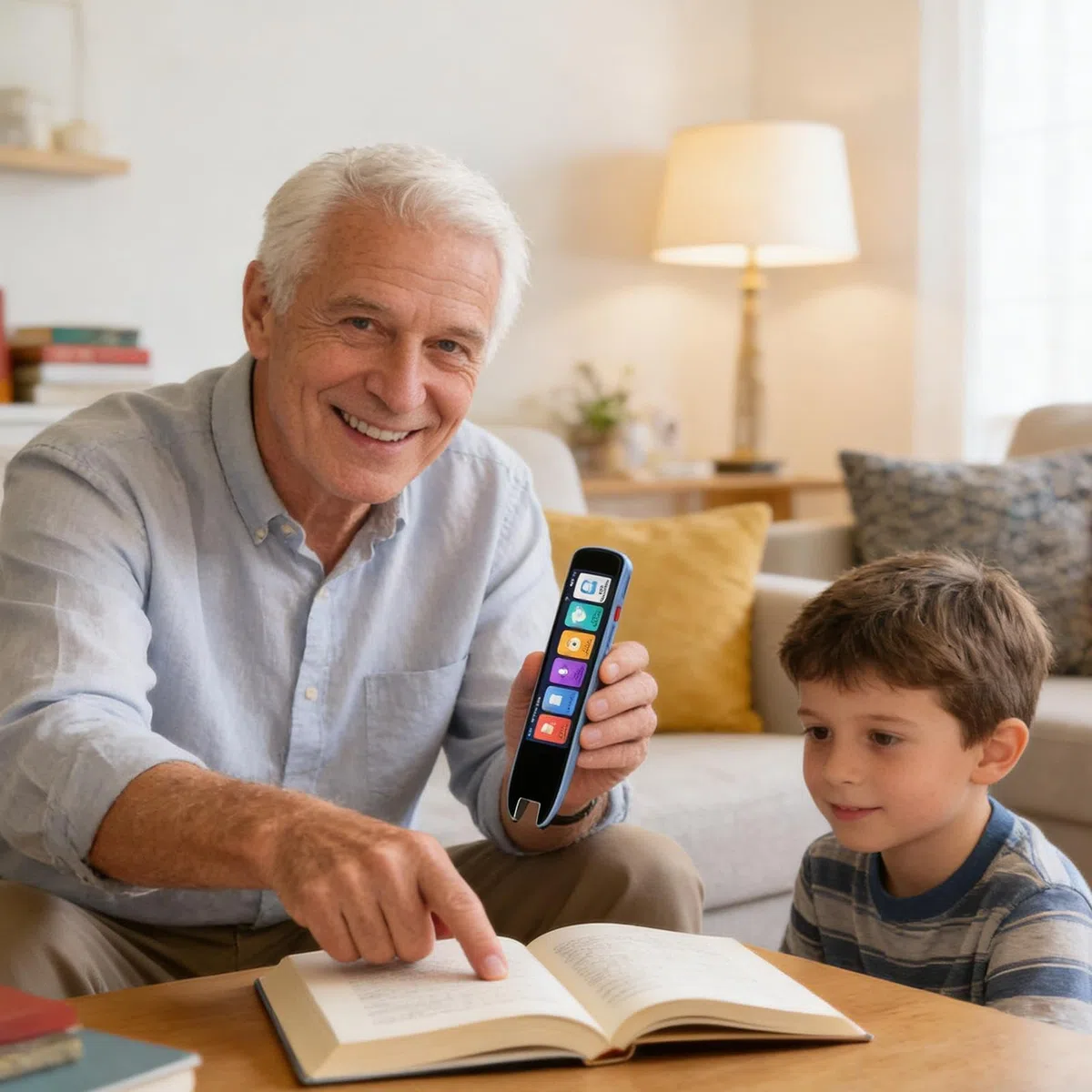 Lápiz para Niños Dispositivo de Lectura Portátil con IA | Traductor Electrónico de Idiomas para Niños, Adultos, Aula, Escuela, Educación, Estudio, Viajes, Oficina, Hogar, Universidad