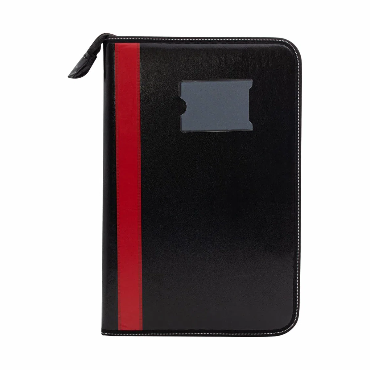 Anupam Chief - Carpeta de cadena multiusos | Carpeta con cremallera segura | Poket para almacenamiento | 40 sobres transparentes | Clip para archivar | Portalápices | para una fácil duplicación