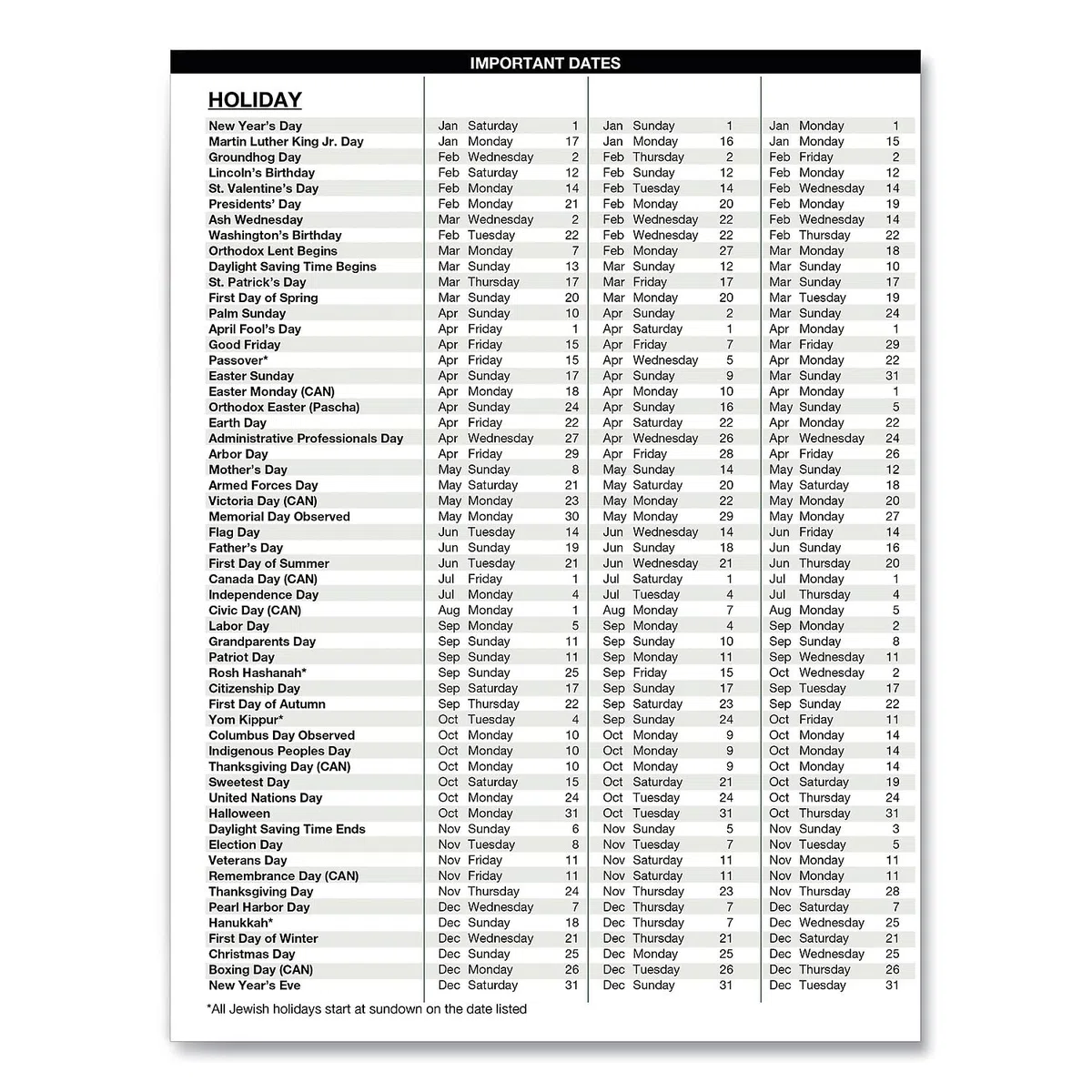 House of Doolittle Planificador semanal profesional de dos años 2024-2025, negro, 8.5 x 11 pulgadas, enero a diciembre (HOD272002-24)