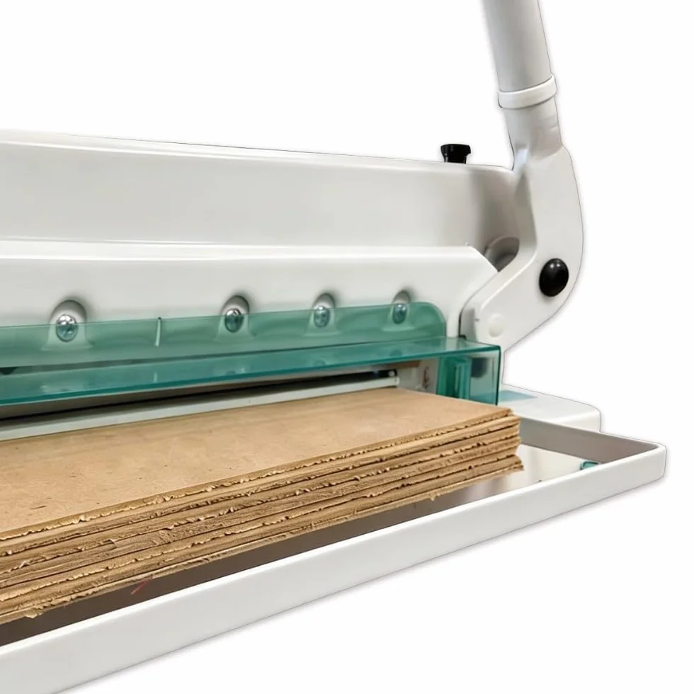 Craftelier – Cortadora de Papel A4 (30 cm), Corte Preciso hasta 400 Hojas, Guillotina Profesional Industrial con Doble Sistema de Seguridad y Estructura de Acero Reforzado para Grandes Trabajos