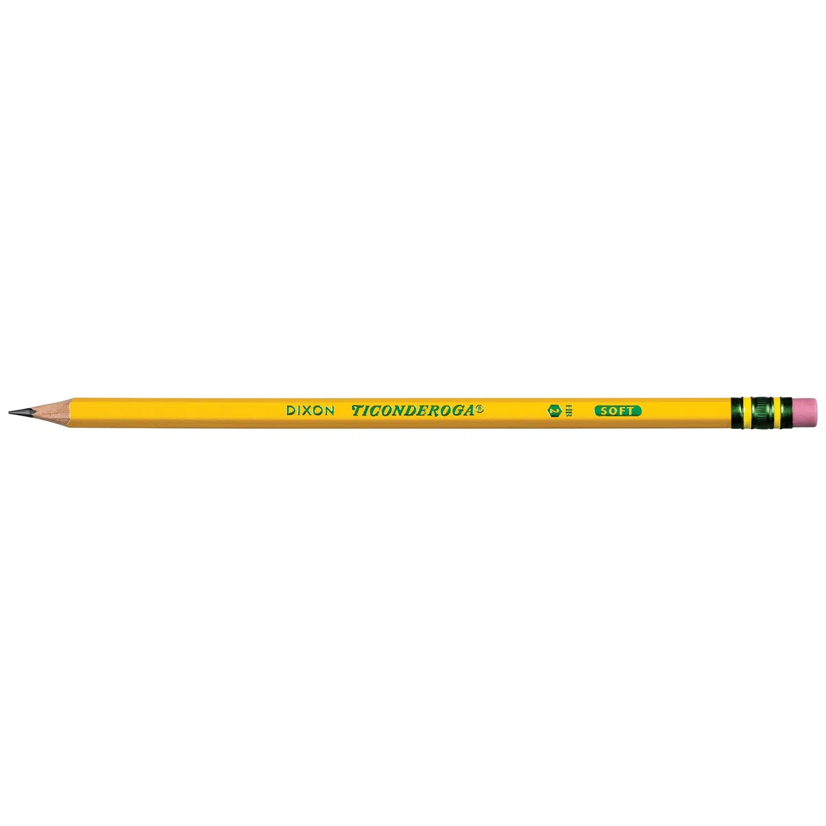 Ticonderoga Lápices con carcasa de madera, preafilados, 2 HB suaves, amarillos, 240 unidades