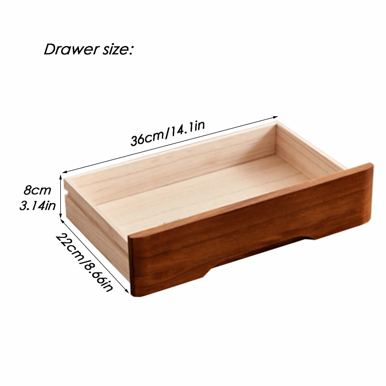 Caja de almacenamiento de escritorio de madera con cajones con cerradura, organizador de archivador de escritorio para suministros de oficina, papeleo y accesorios, gabinete de datos de escritorio de