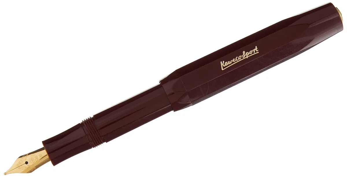 Kaweco Classic Sport - Pluma estilogr?fica (M, 0, 9 mm), color burdeos