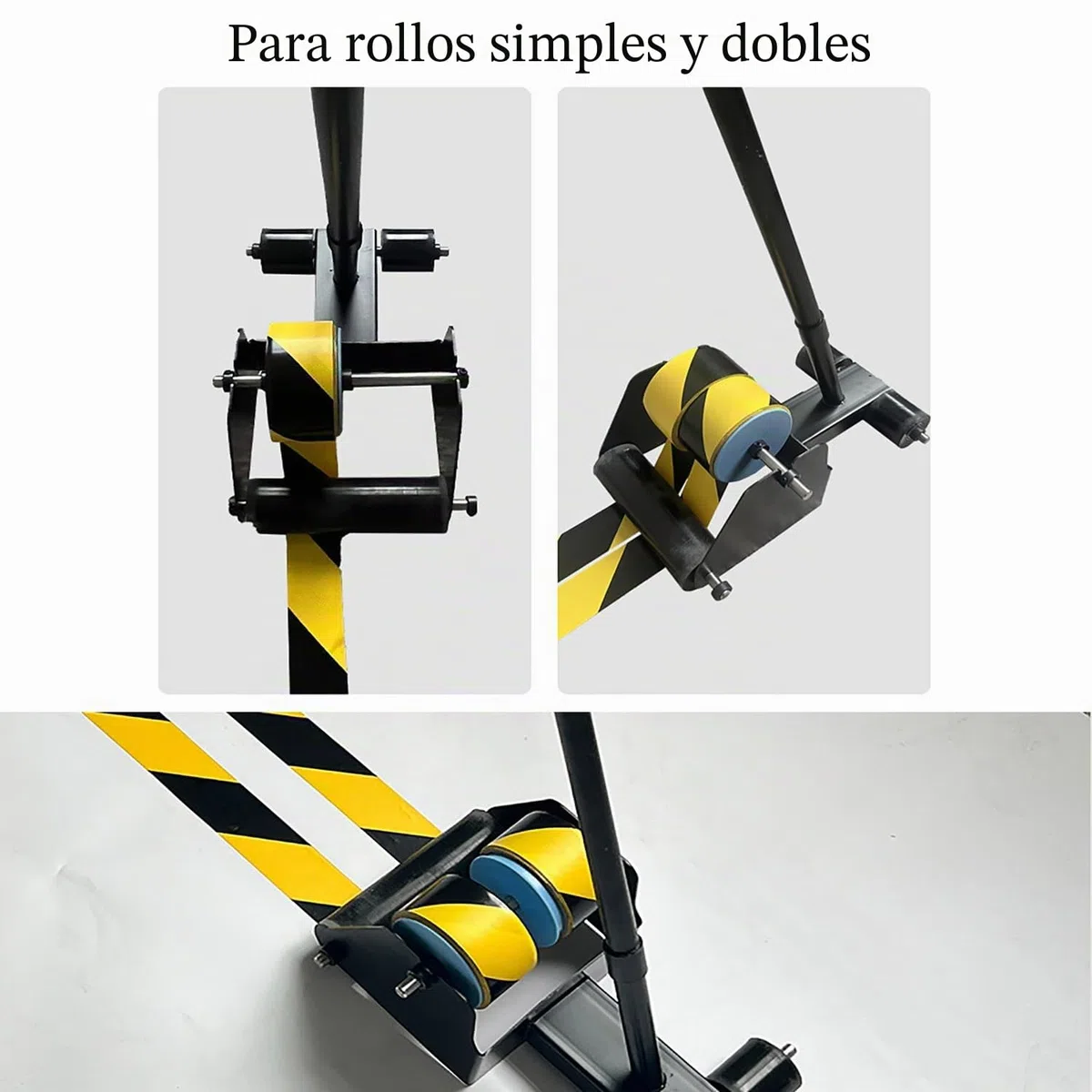 Aplicador de Cinta para Suelos,con Rodillo de Goma, para Marcar Suelos, Marcar Carriles de Cancha