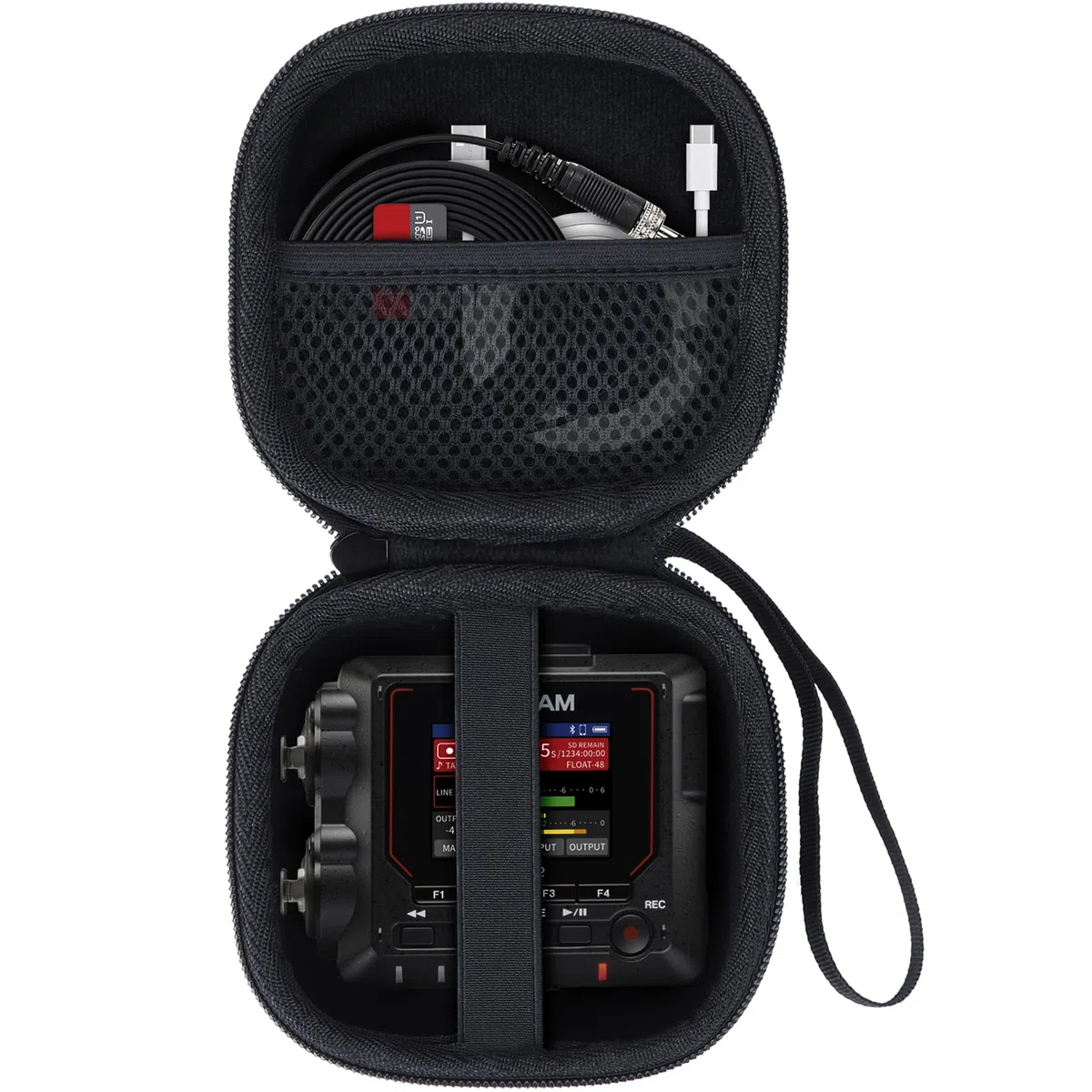 Lebakort Duro Caja Estuche Funda para TASCAM FR-AV2 Grabador Compacto de Campo Flotante