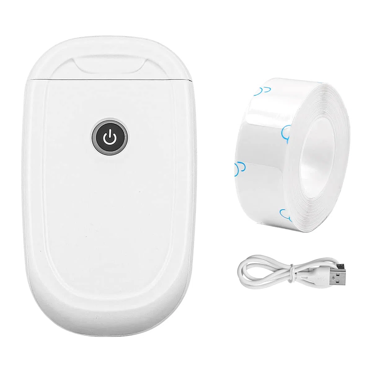 WANGCL Máquina etiquetadora con cinta D110 portátil Bluetooth impresora de etiquetas para almacenamiento, envío, código de barras, correo, etc. Fabricante de calcomanías con múltiples plantillas