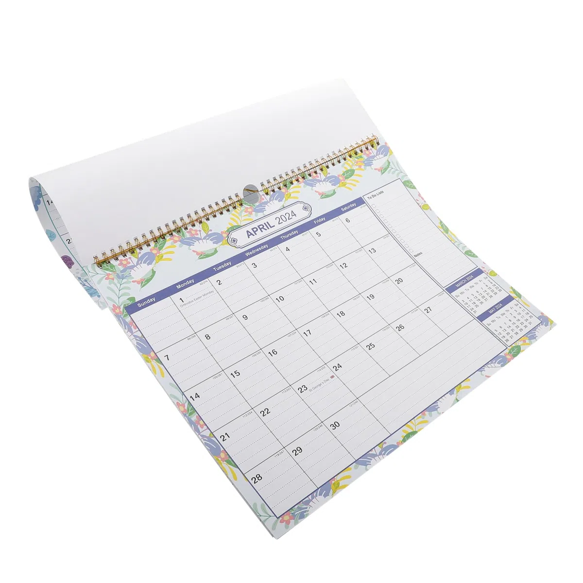 SEWACC 4 Piezas calendario inglés calendario de escritorio suministros para el hogar calendario de pared mensual 2023 calendarios de mesa calendarios mesa calendario de pared mensual 2024