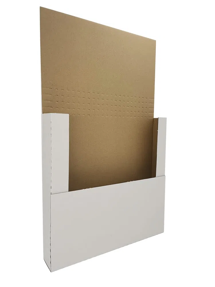 Paquete de 50 cajas de envío de discos de vinilo para álbumes Lp, 32 x 32 x 5 cm, cajas postales de cartón corrugado de altura ajustable, color blanco (EM1212)