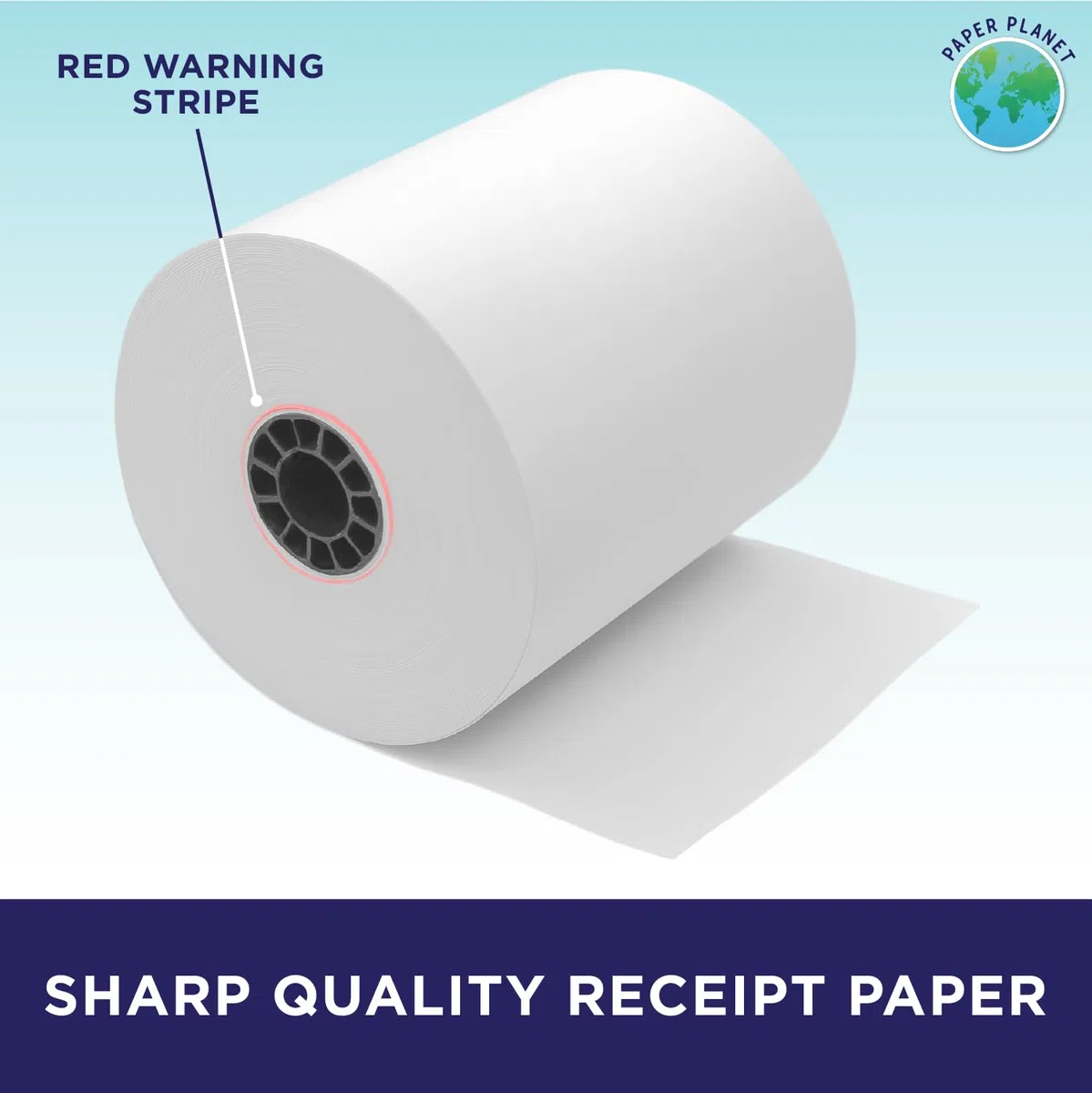 Papel térmico para Clover POS (impresora térmica Clover Station) de Paper Planet | Rollos de papel de recibo de tarjeta de crédito para Clover C500 C501 C503 C100 P100 | 80 rollos