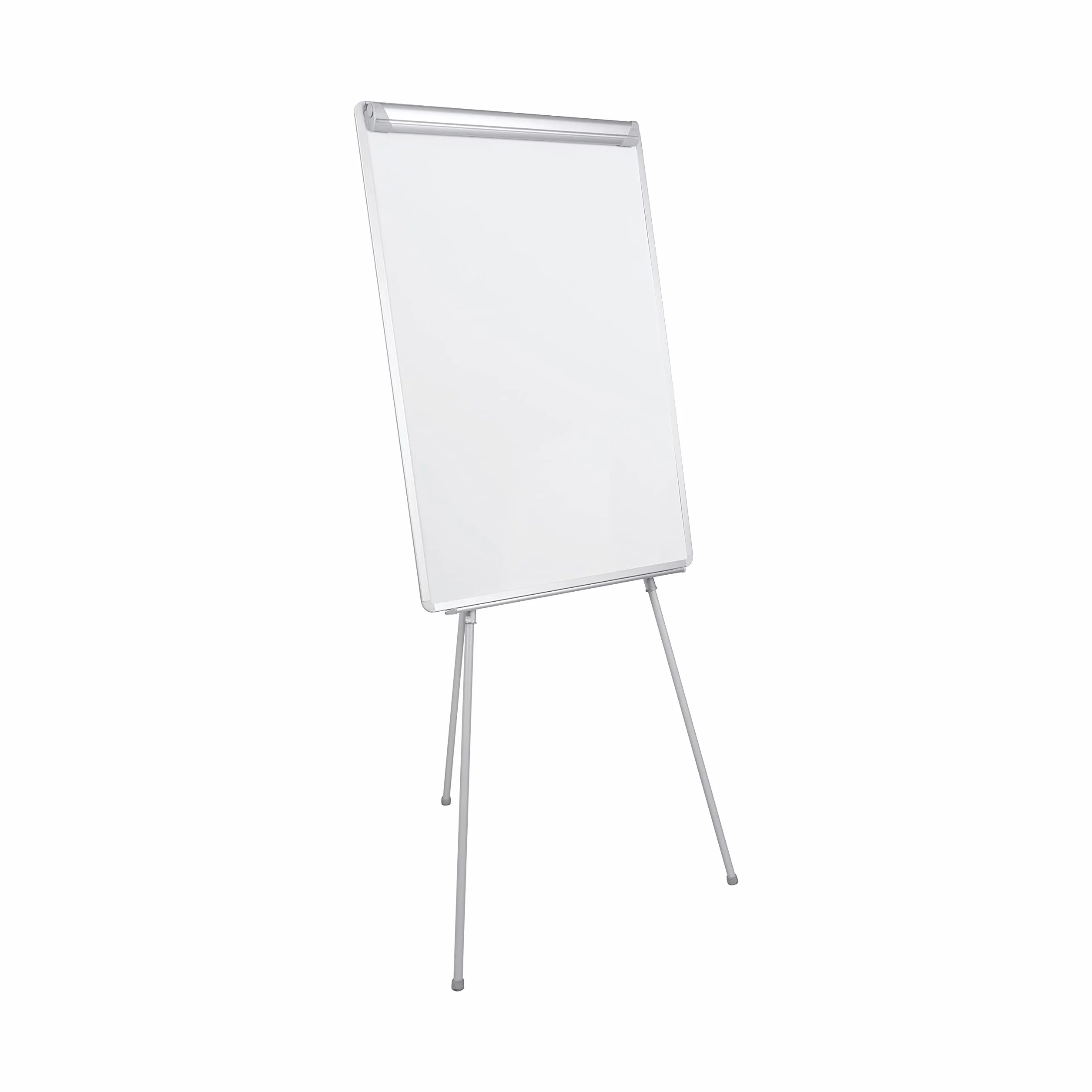 Bi-Office Easy Pizarra Magnética con caballete de trípode, marco gris, pizarra A1 60 x 85 cm, para rotafolios