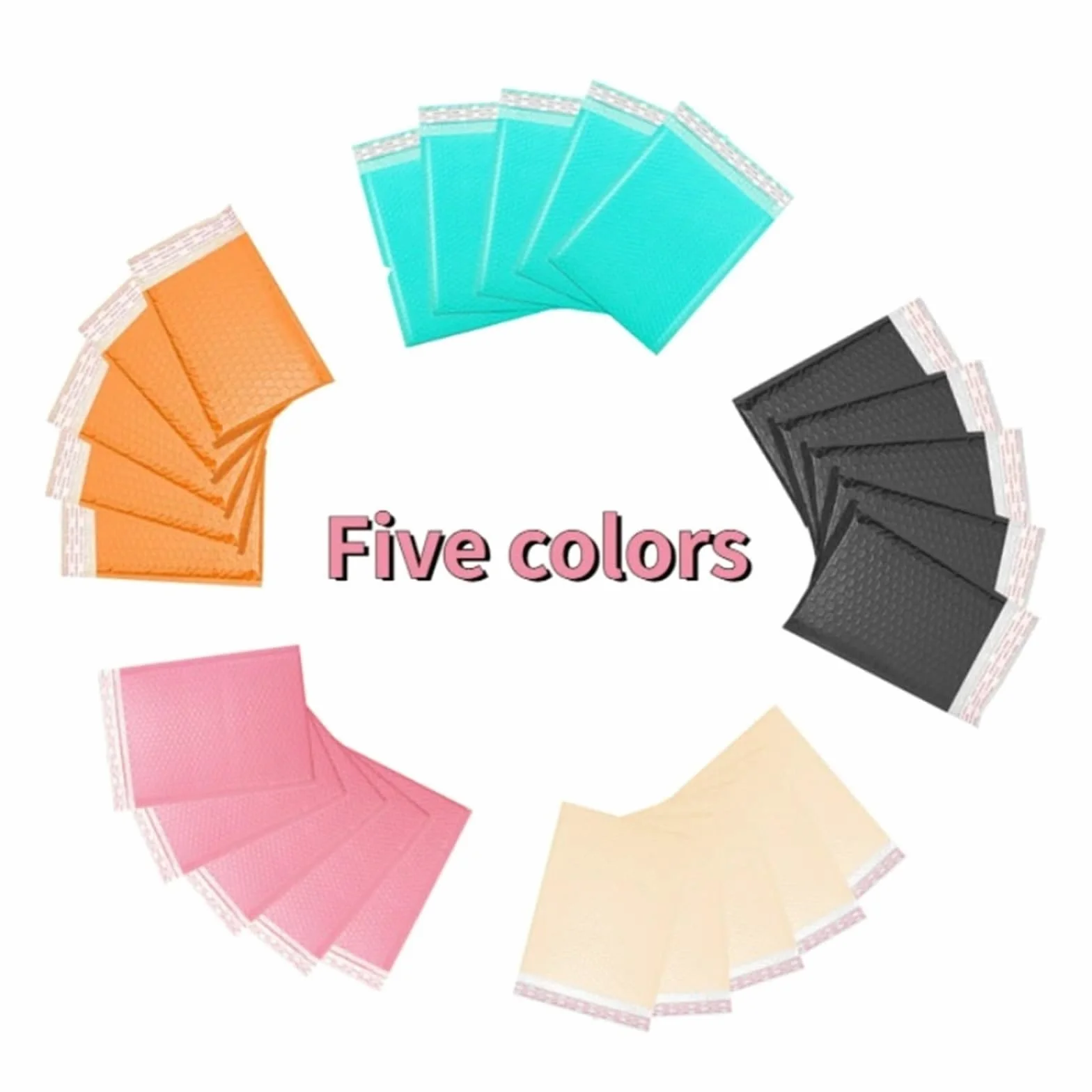 Bolsa De Burbujas 50 Sobres Acolchados con características Impermeables y a Prueba de Golpes for pequeñas Empresas, Sobres Acolchados Forrados, autosellados(Combination Pack,18 * 23cm)