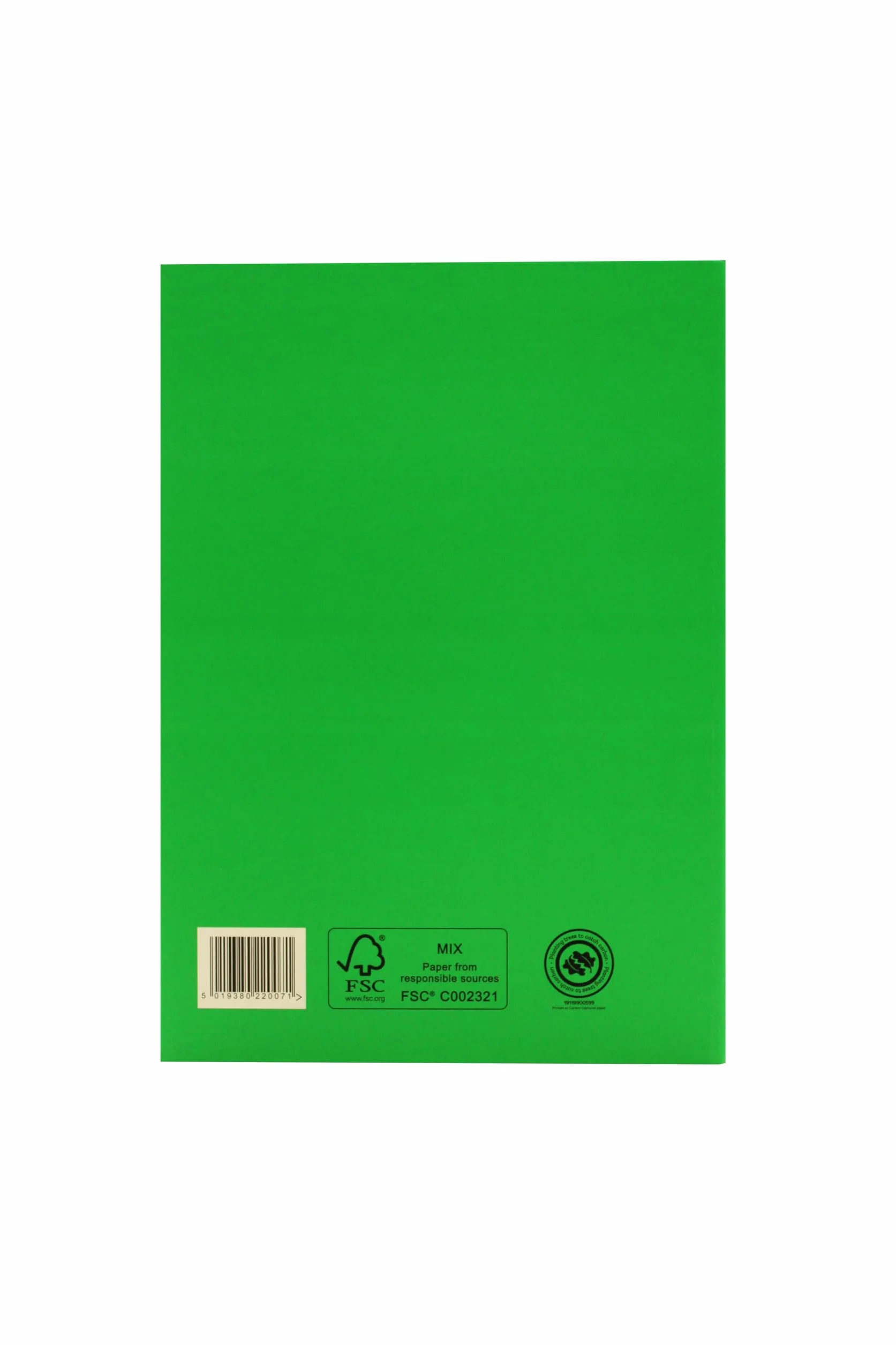 Chartwell Cahier de laboratoire rigide Couverture verte Format A4