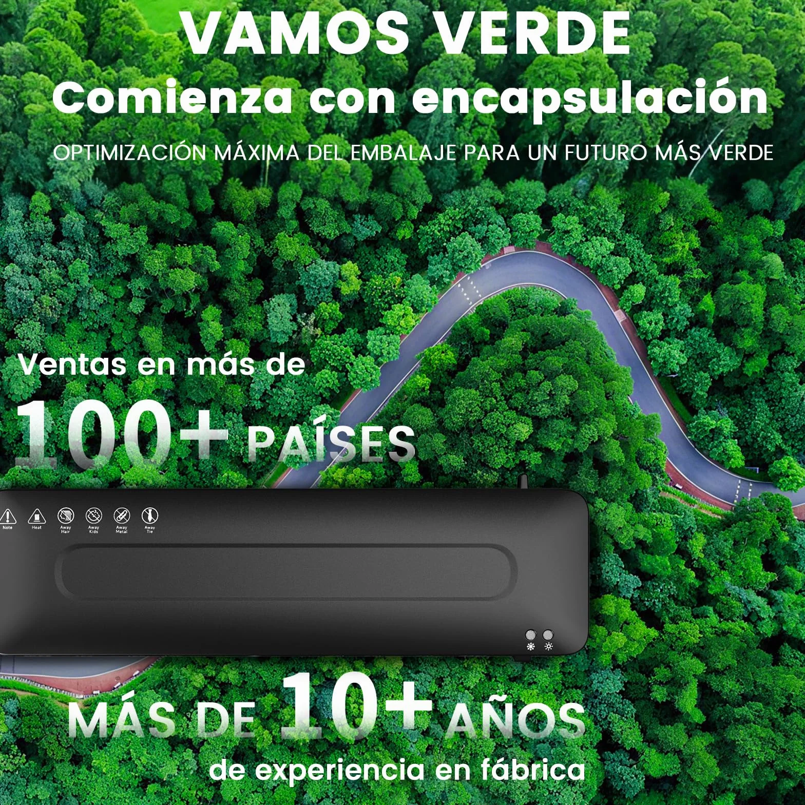 Plastificadora A3 Máquina de Laminadora 5 en 1 Frío y Caliente con Guillotina A3 A4 A5 A6 Redondeador de Esquina