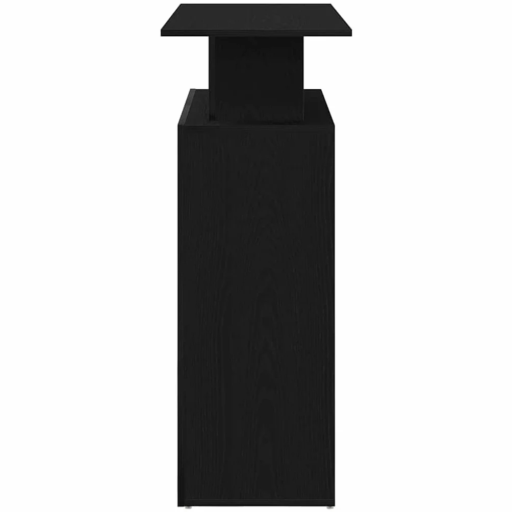 VidaXL Mostrador Recepción Negro 100x40x104 cm Madera Ingeniería