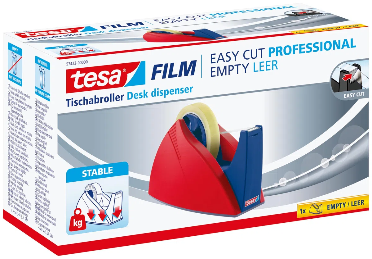 Tesa 57422-00000-01 Portarrollos Sobremesa Easy Cut