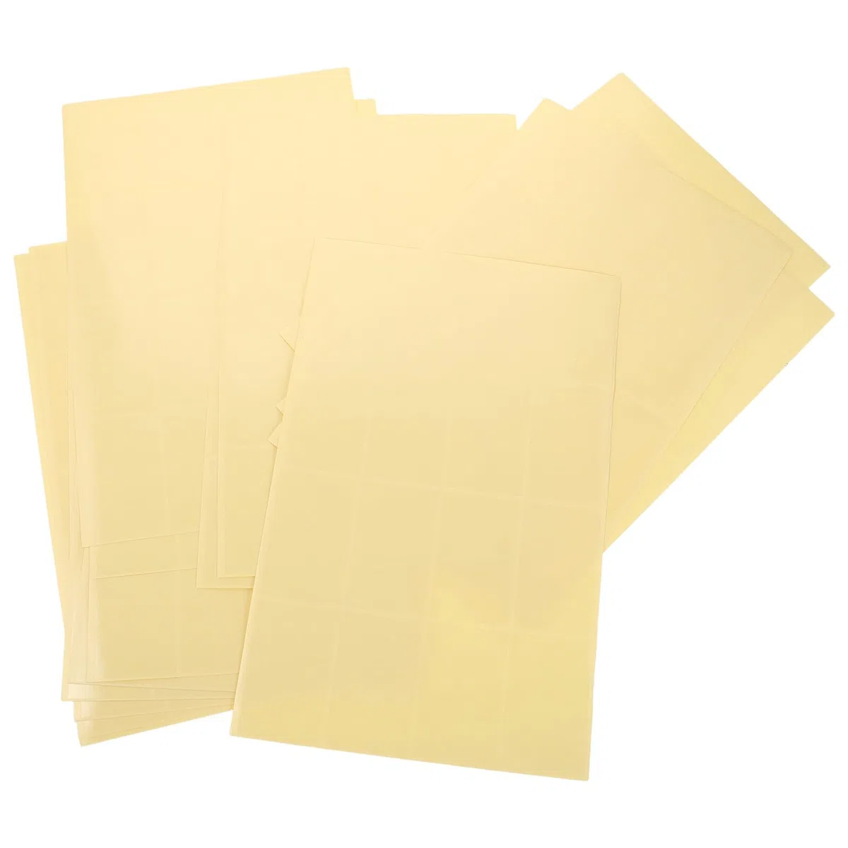 Gatuida 1000 piezas Unidades Etiquetas Adhesivas Transparentes Rectangulares Impermeables para Sellado Cajas Sobres Protección Etiquetas Adhesivas para Paquetería