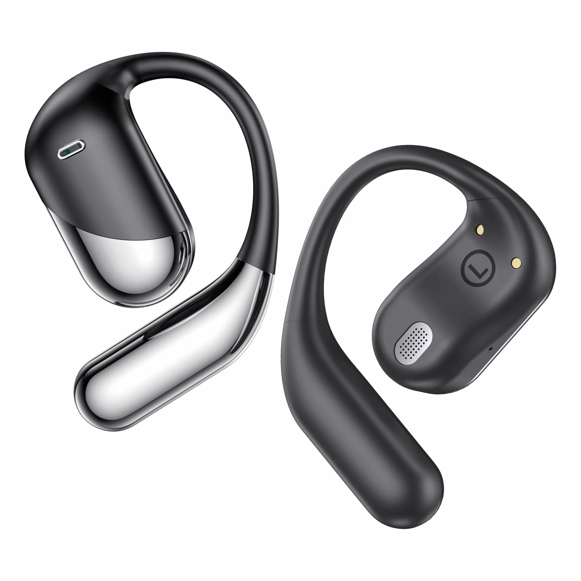 Paekole Auriculares Traductor en Tiempo Real con IA 3 en 1, Traductor Instantáneo de Voz para 198 Idiomas y Acentos (Español Inglés), Cascos Bluetooth Abiertos con Estuche de Carg