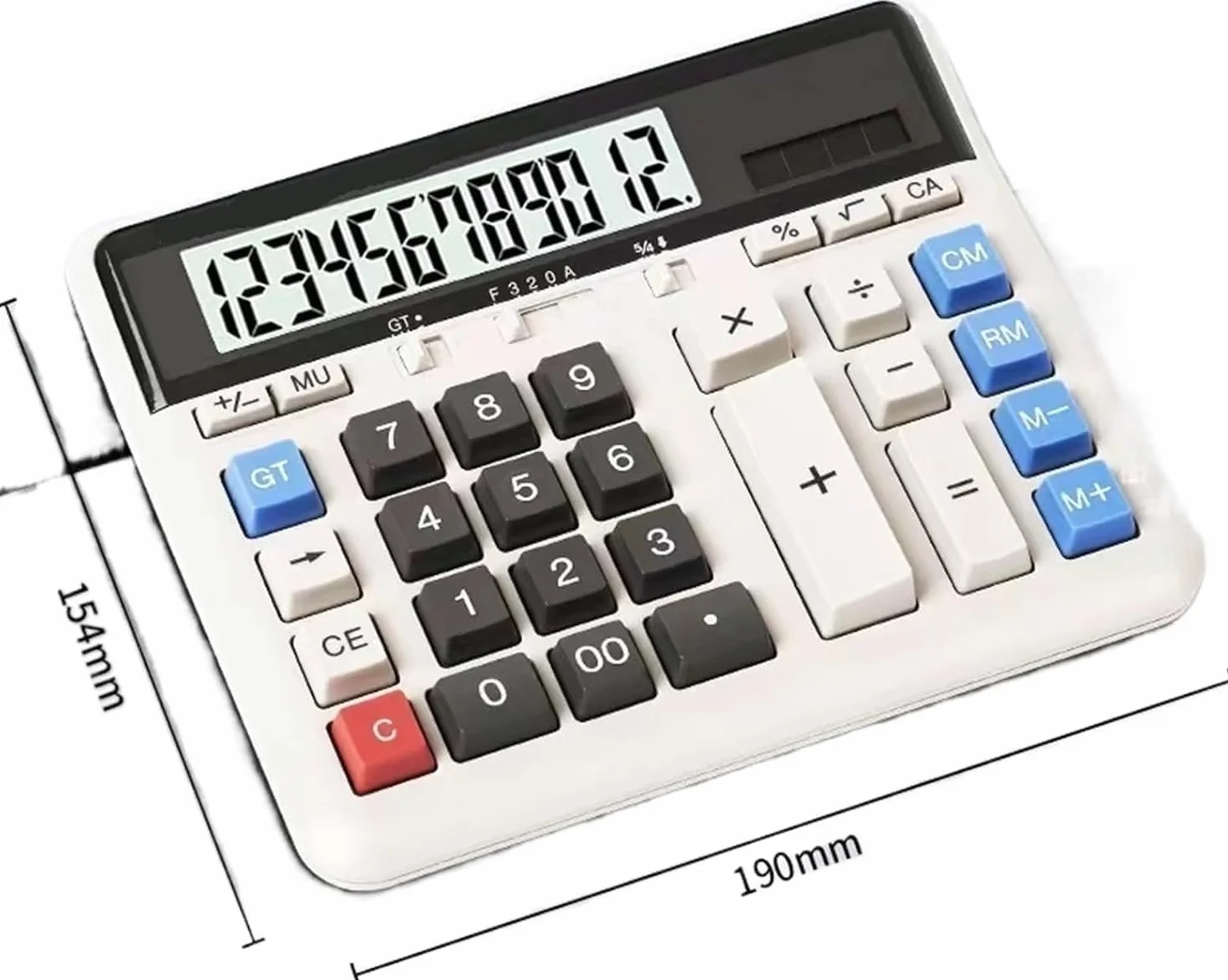 Calculadoras de Negocios Oficina Escritorio Grandes Especiales Contabilidad financiera Banco Botones ，Calculadora(Red)