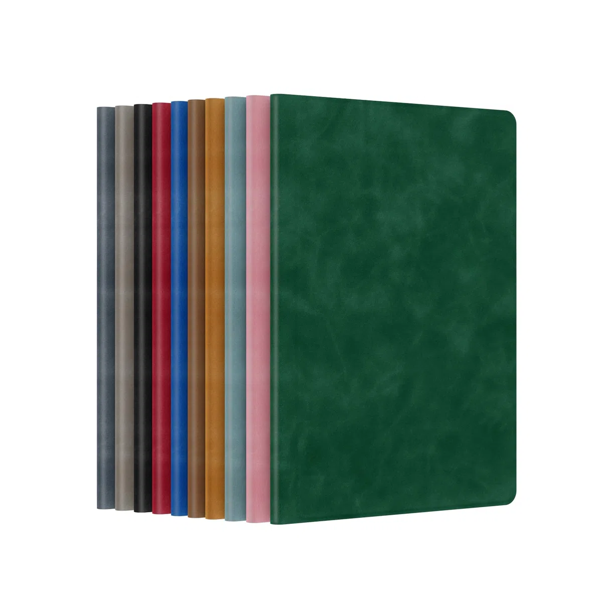 Pizarra portátil de borrado en seco, reutilizable, pizarra blanca de doble cara, cubierta de poliuretano de 9.5 x 6.6 pulgadas con marcador, paño de limpieza (verde retro)