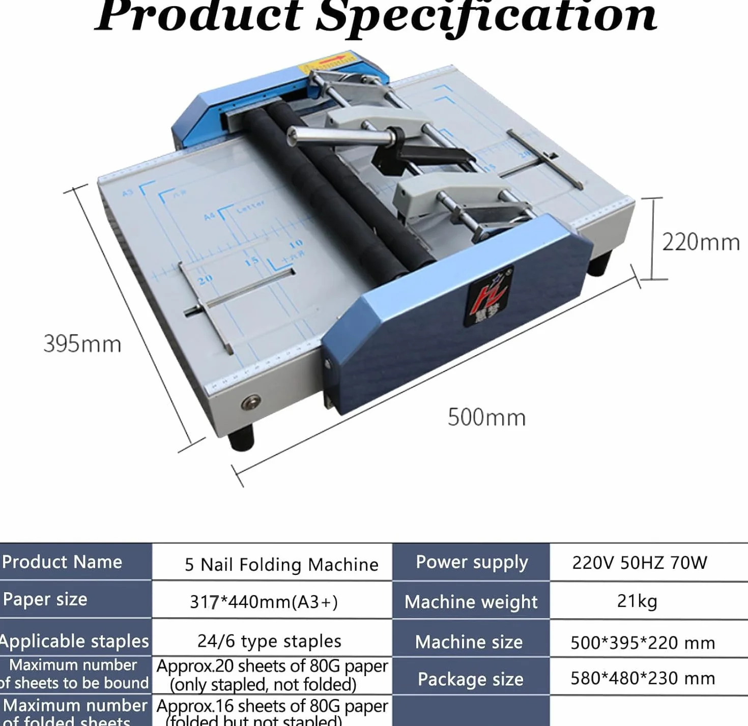 Máquina Grapadora Y Plegadora De Folletos, Máquina Grapadora Y Plegadora Automática De Folletos A3 Max 317 × 440 Mm, Máquina Grapadora Y Plegadora De Papel