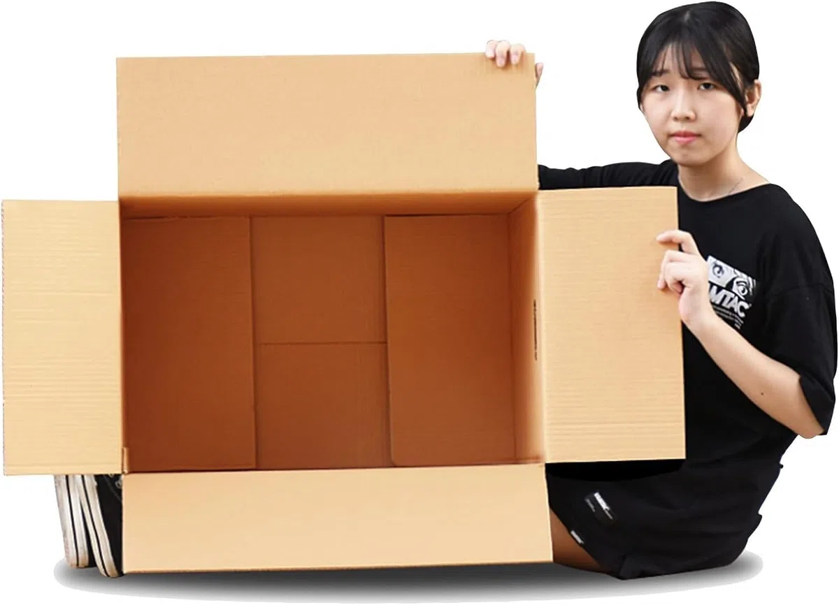 AviiSo Cajas Carton Mudanza Grandes Caja De Papel Móvil, Caja De Cartón De Embalaje Grande Extra Dura, Caja De Papel Engrosada, Clasificación De Cartón De Embalaje Exprés Personalizado (Size : 60x40x