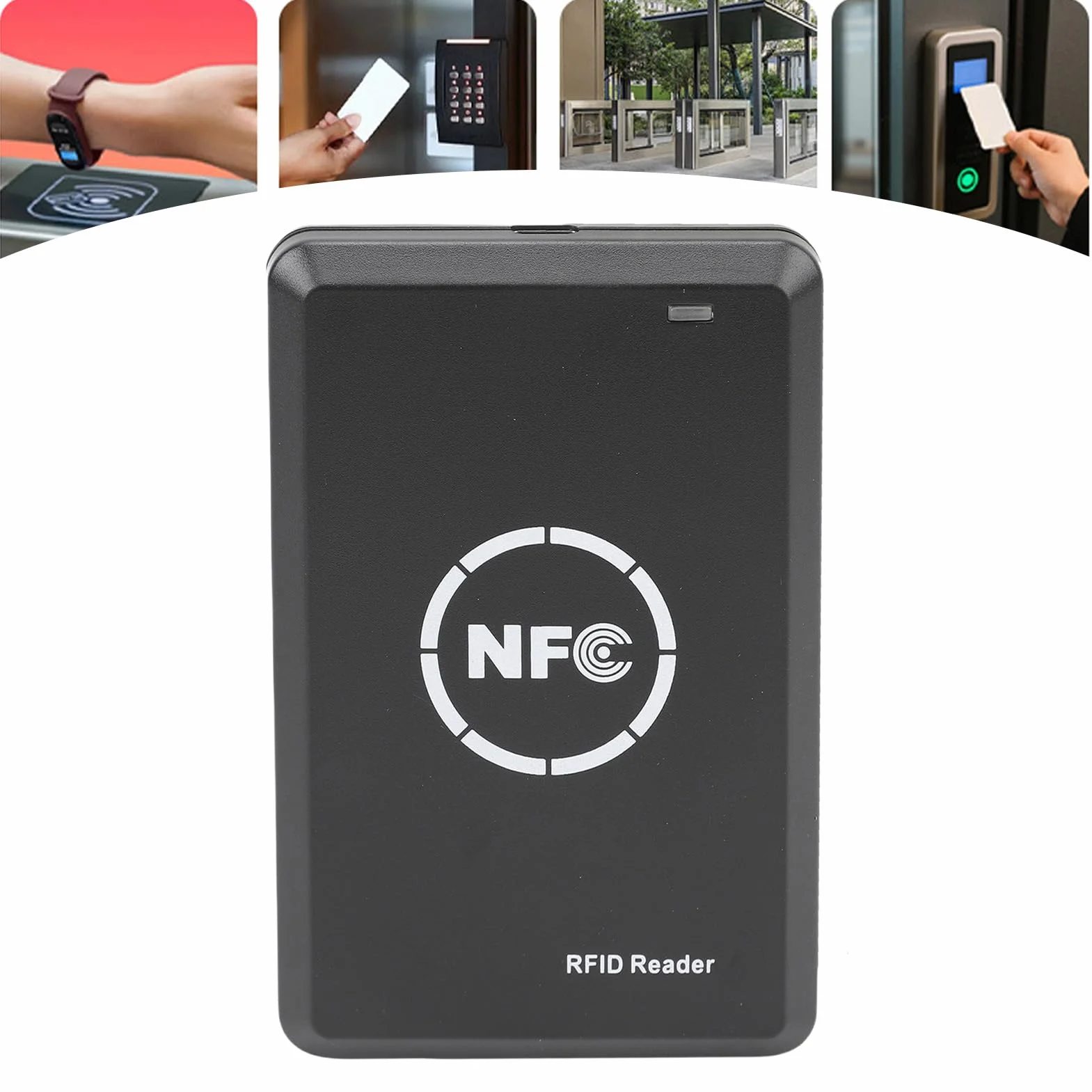 Greensen Lector/Escritor NFC 13.56MHz 125KHz Copiador Duplicador Tarjetas IC para Ascensor AWID