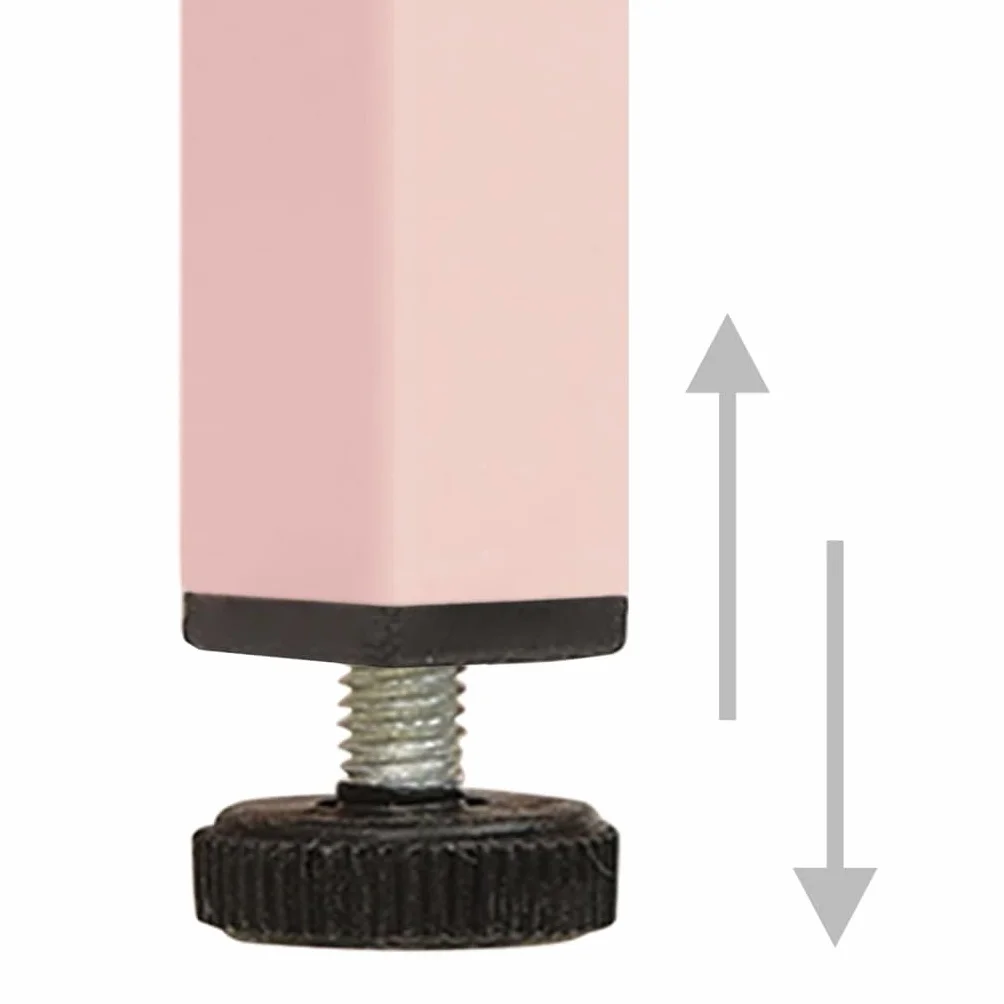vidaXL Armadio Rosa 35x46x180 cm Acciaio