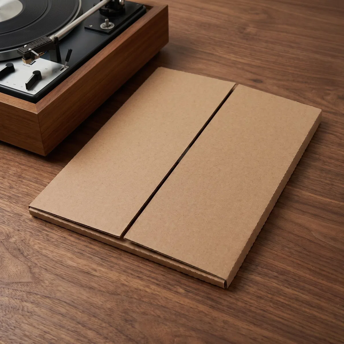 Artibetter 10 sobres de envío para discos de vinilo - Sobres Kraft fáciles de plegar para álbumes - Caja de embalaje para discos, CD, DVD, libros y envíos de pequeñas empresas, 12x10x0.7"
