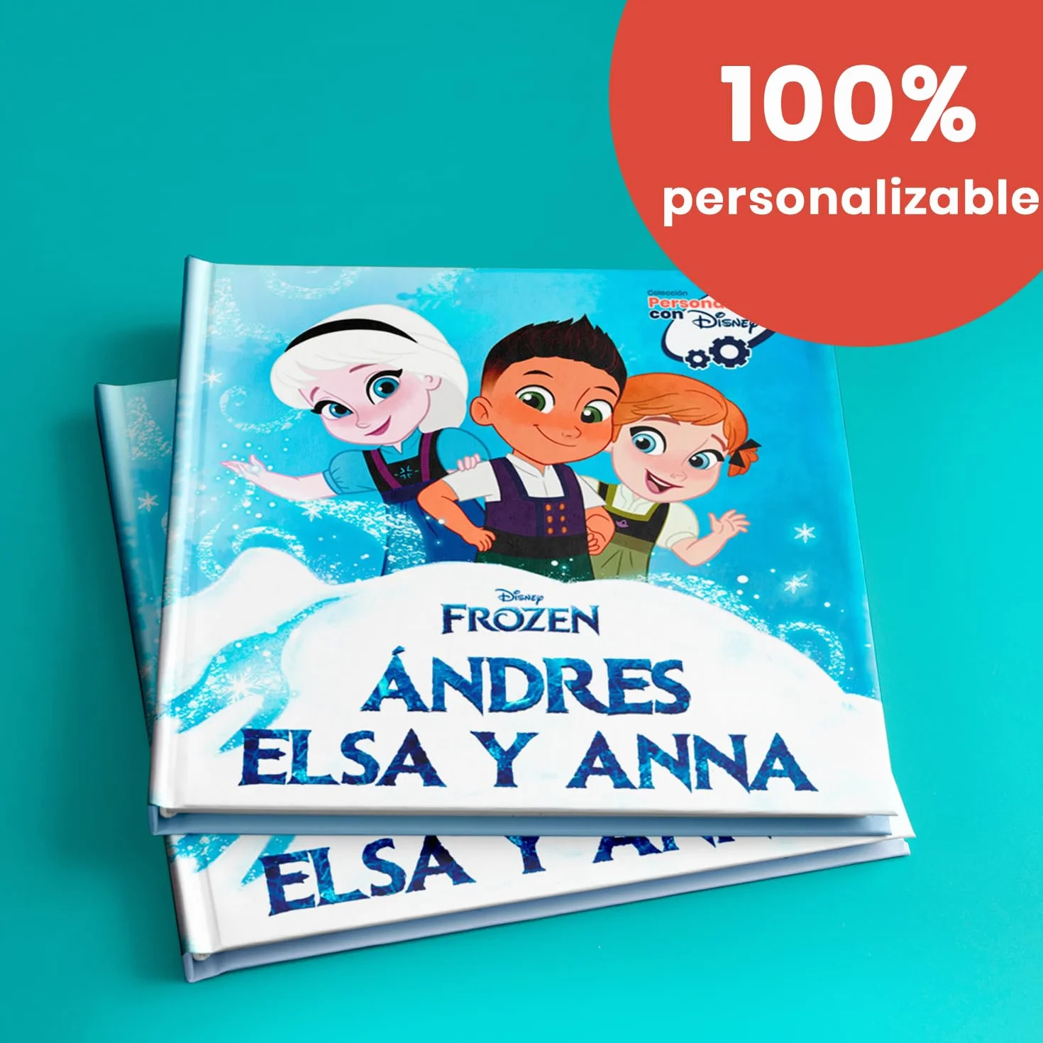 Cuento Personalizable de Frozen | Libro con Avatar, Nombre, Foto y dedicatoria | Fomenta cooperación y Amistad | Cuentos Disney