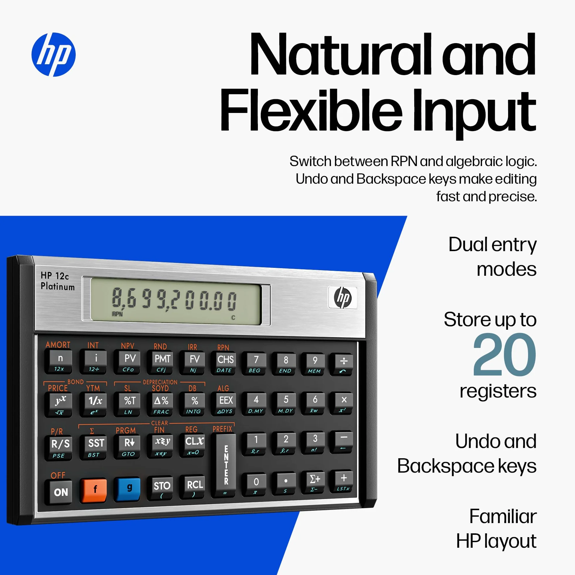 HP Financeira Calculadora 12C Platinum