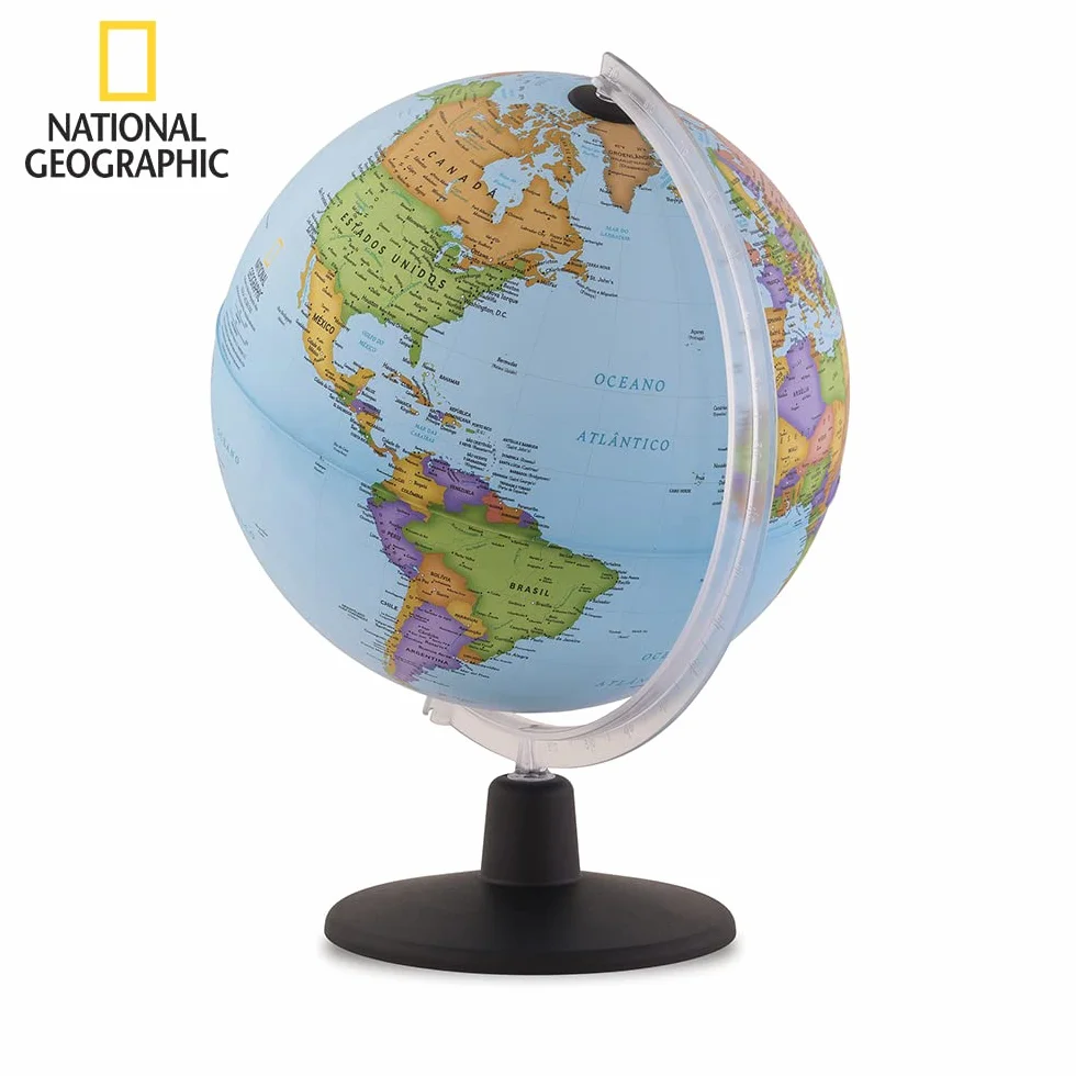 National Geographic Beginners Globo Terráqueo 30 cm Giratorio Cartografía Política