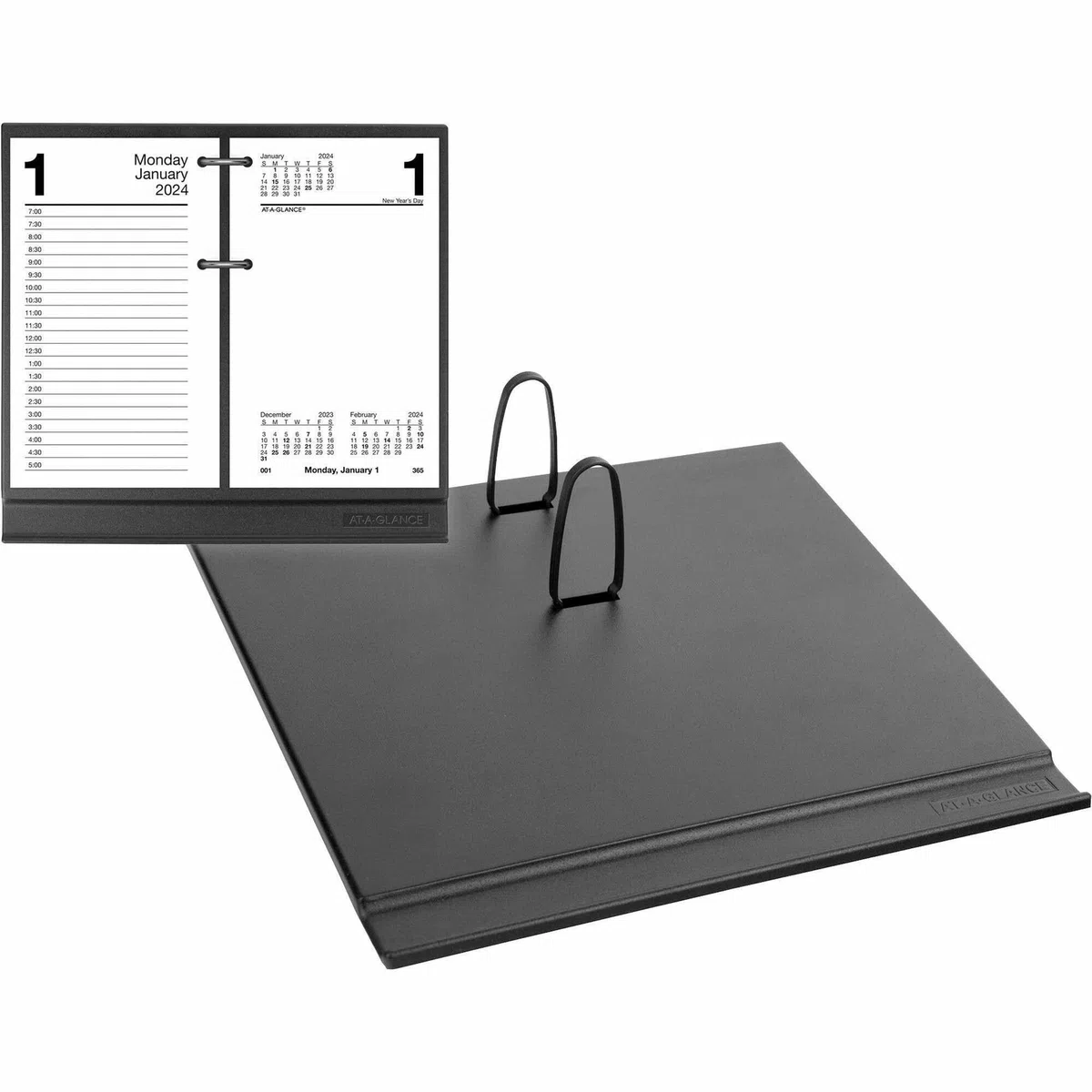 Calendar Base, Black, 4 1/2" x 8"