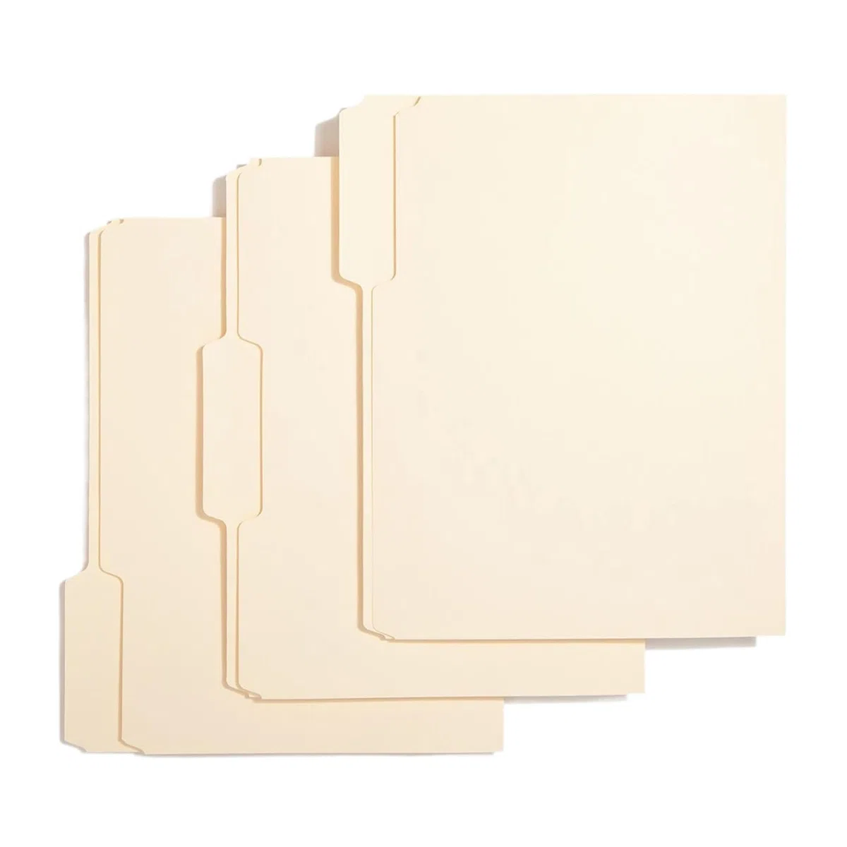 File Folders, Paper Folders, 10,08 x 9,49 pulgadas, 100 unidades Heavy-Duty Organizers, Office Supplies for Home, School, Business, Classroom, Filing, Crease Lines, Smooth Edges, Tab Ready